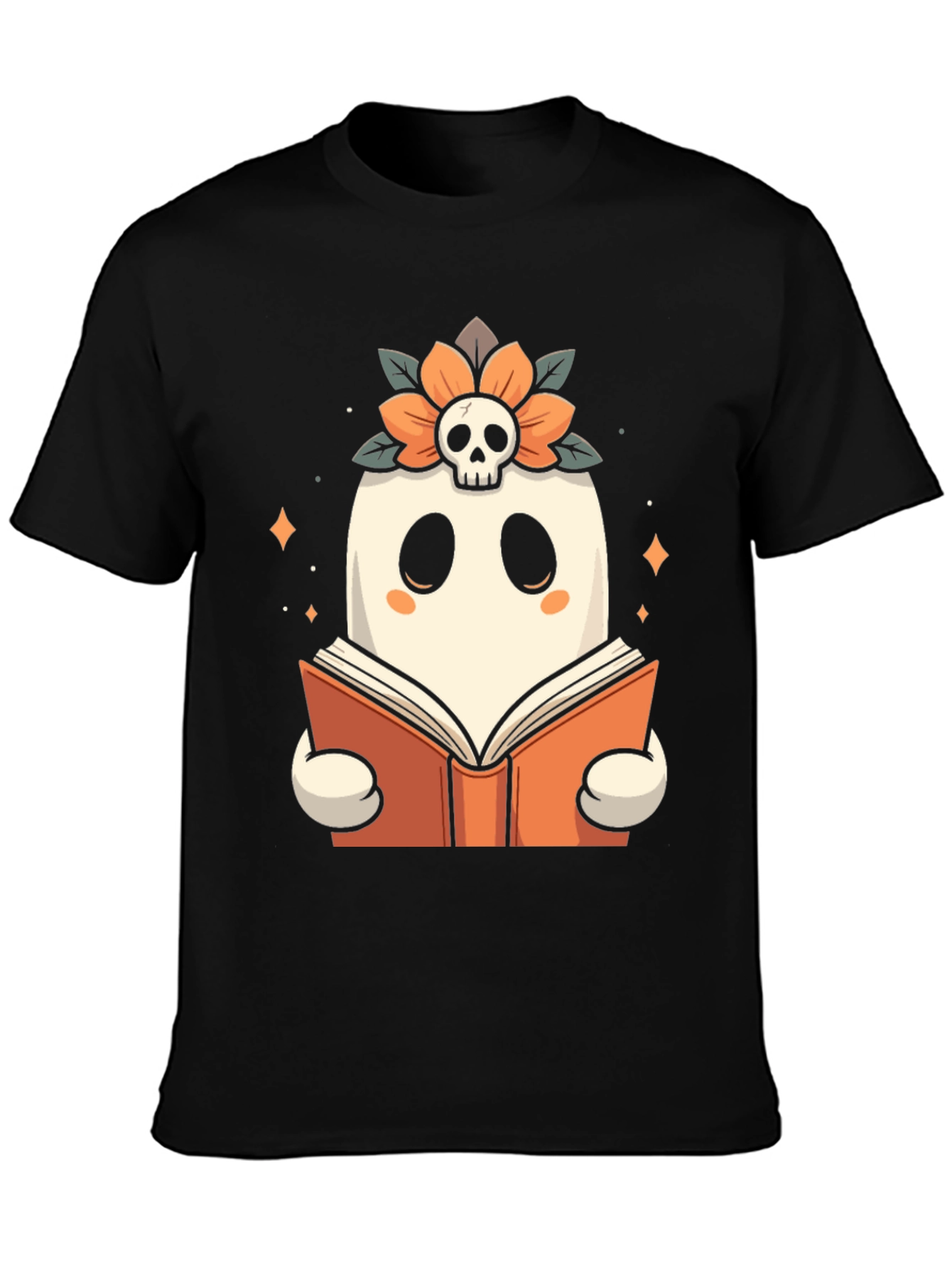 Ghost Reader T-Shirt: Spooky Season Style