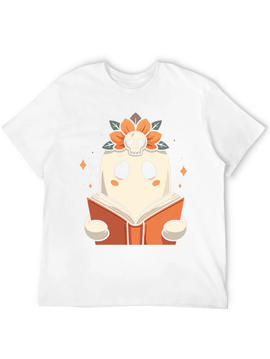 Ghost Reader T-Shirt: Spooky Season Style