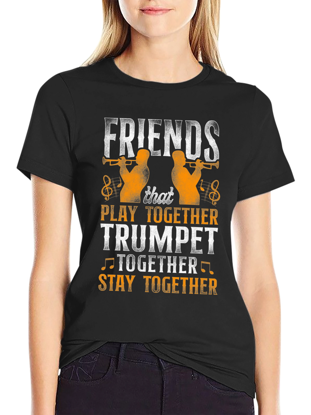 Friends Trumpet Player Graphic Tee