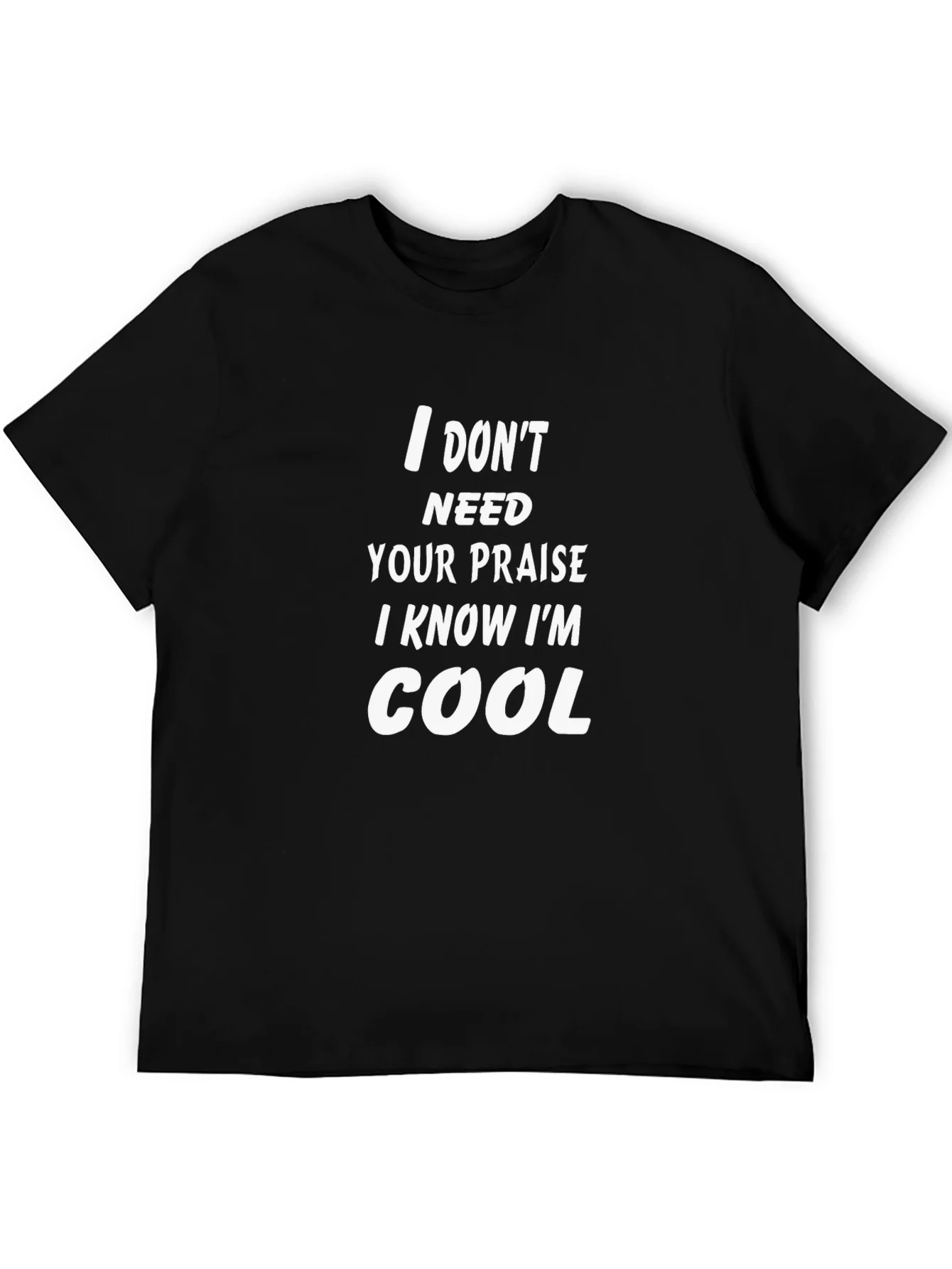 Cool Attitude Black T-Shirt