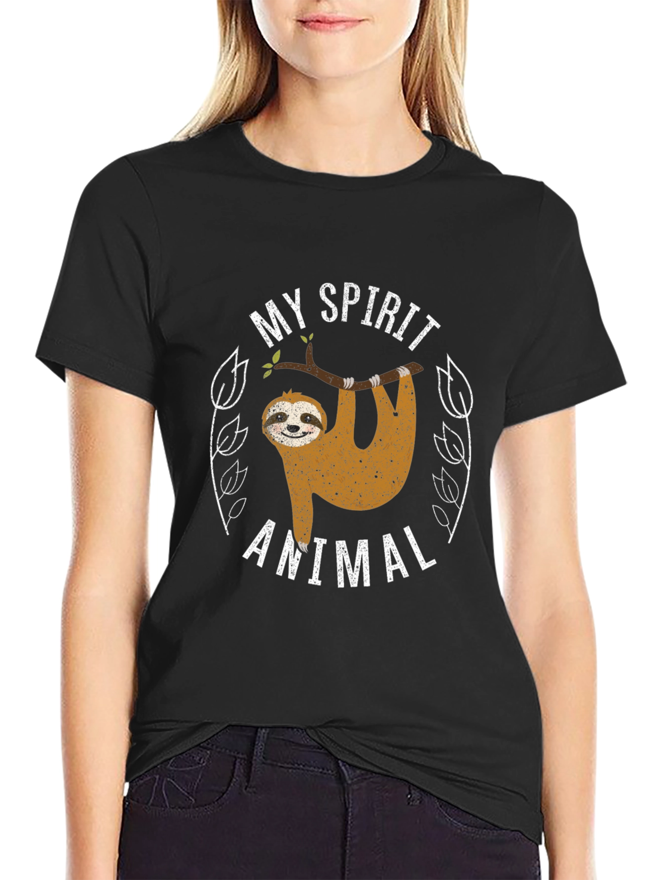 My Spirit Animal Sloth Graphic T-Shirt