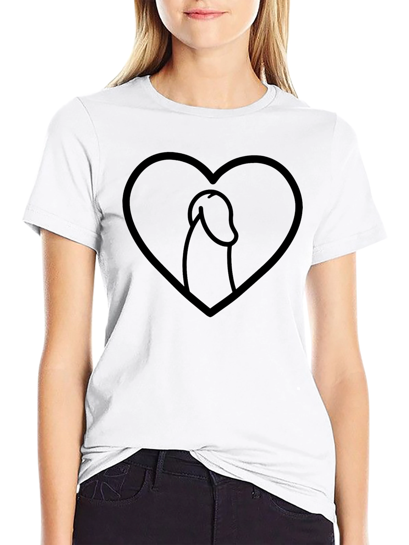Love Penis Graphic Tee - Adult Humor T-Shirt