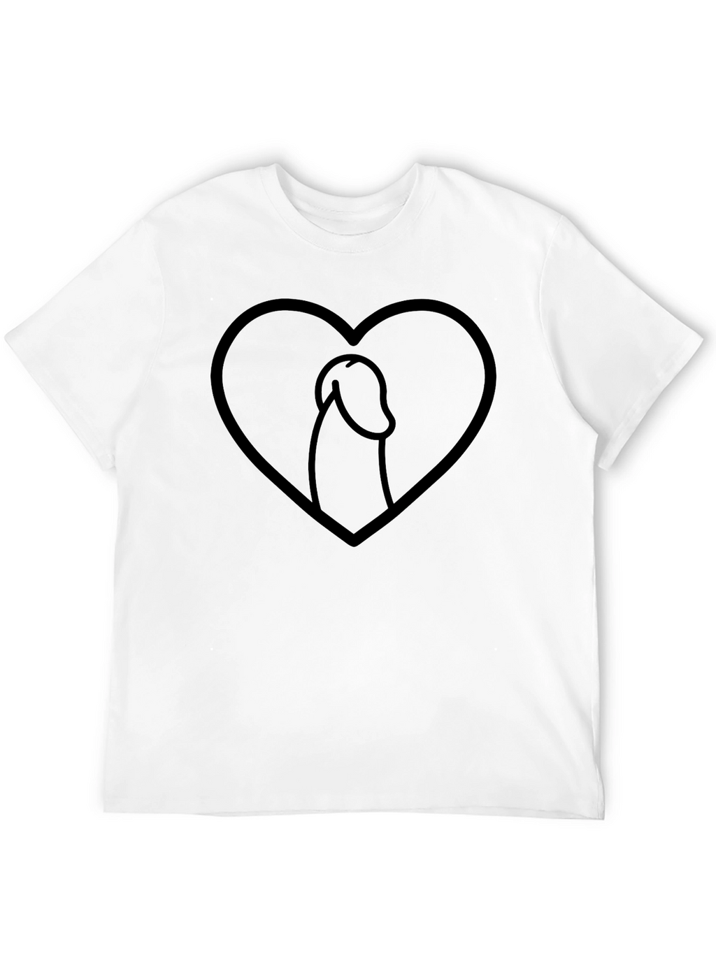 Love Penis Graphic Tee - Adult Humor T-Shirt