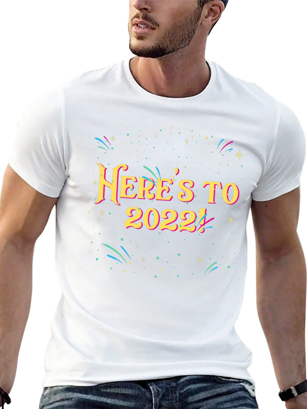 Heres To 2022 T-Shirt - New Year Celebration Tee