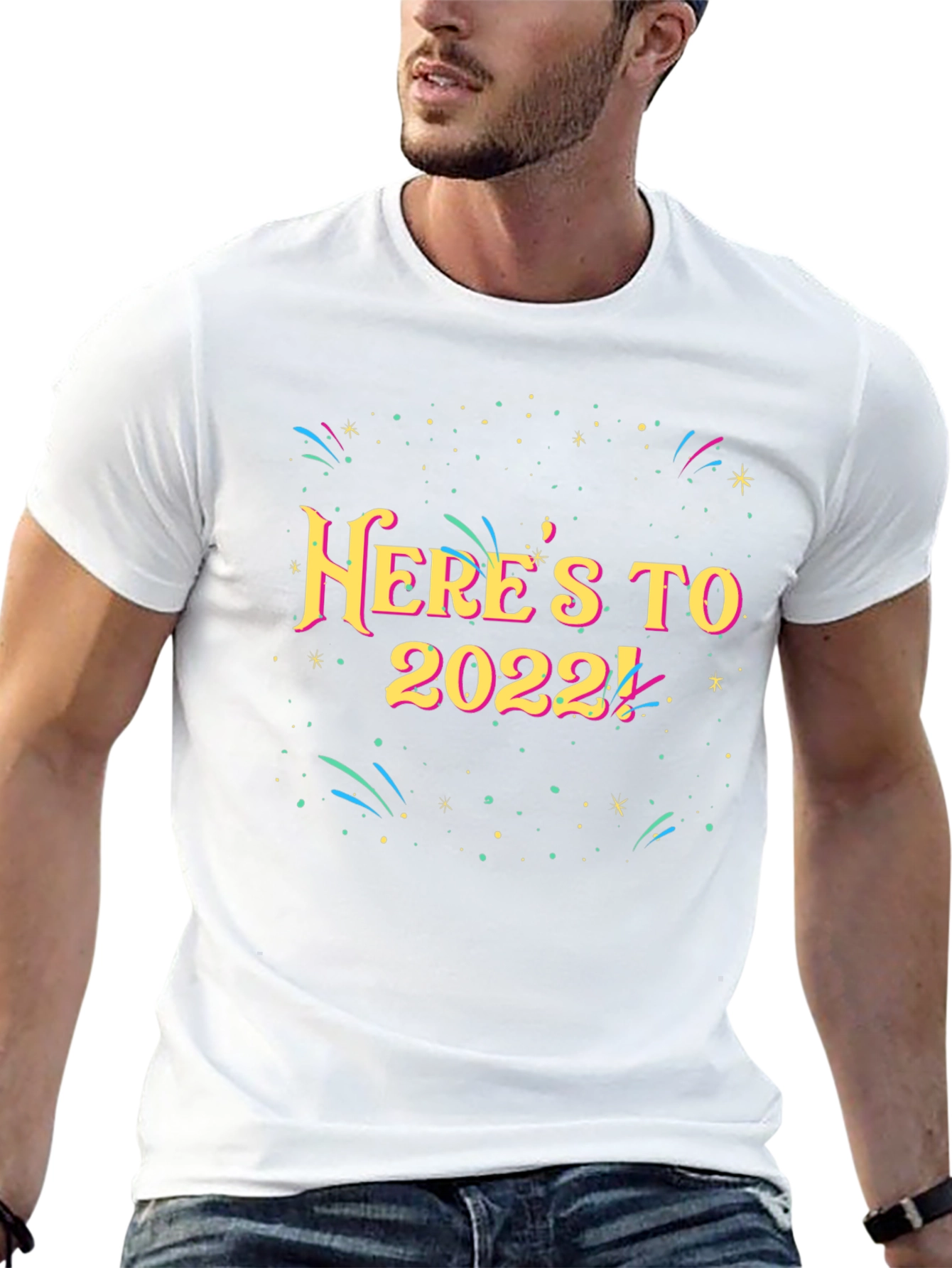Heres To 2022 T-Shirt - New Year Celebration Tee