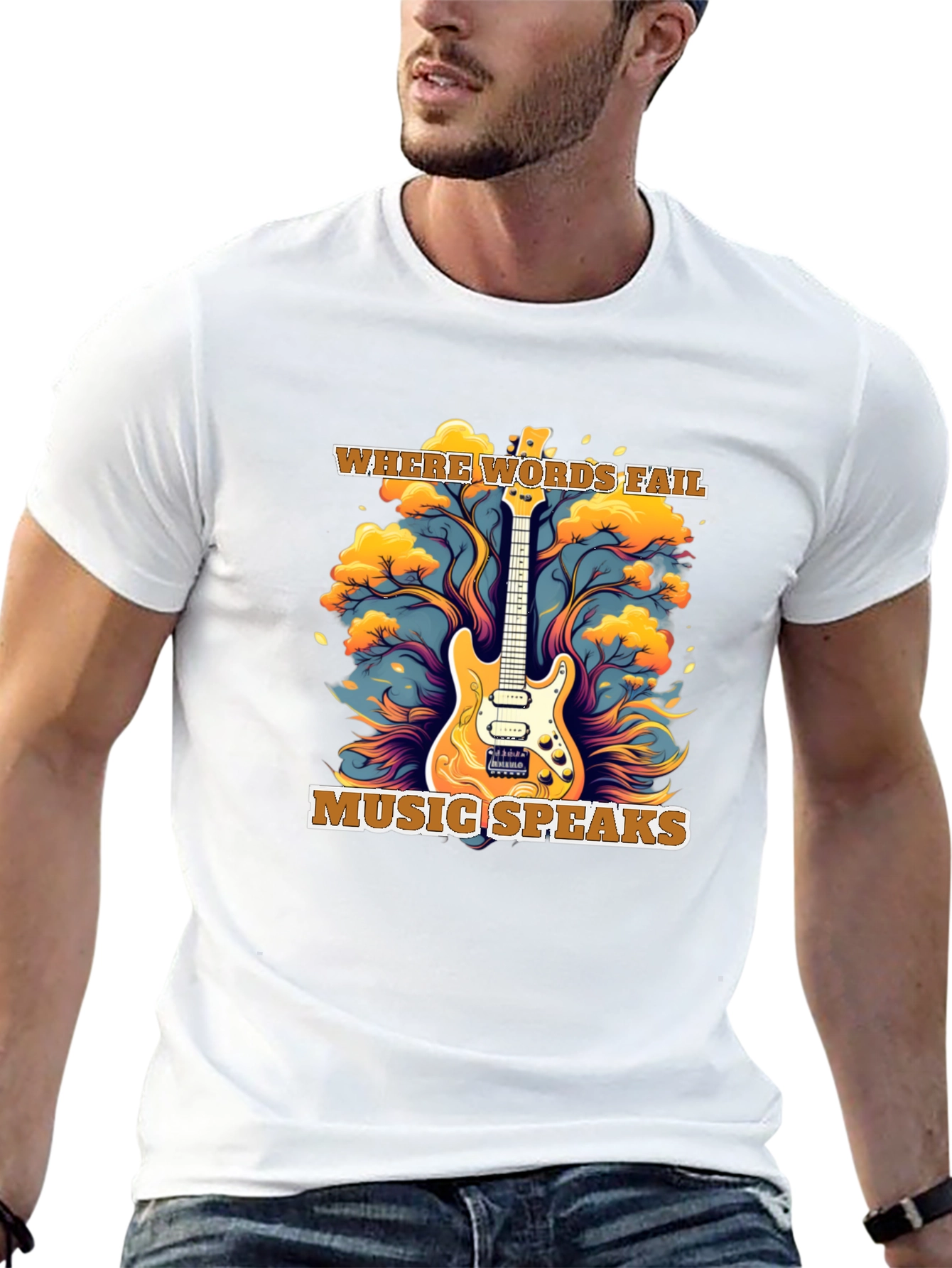 Where Words Fail Music Speaks T-Shirt