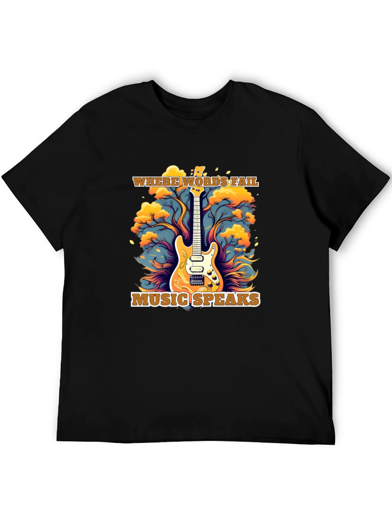 Where Words Fail Music Speaks T-Shirt