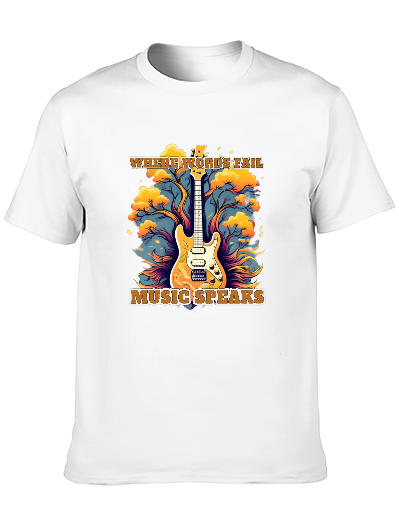 Where Words Fail Music Speaks T-Shirt