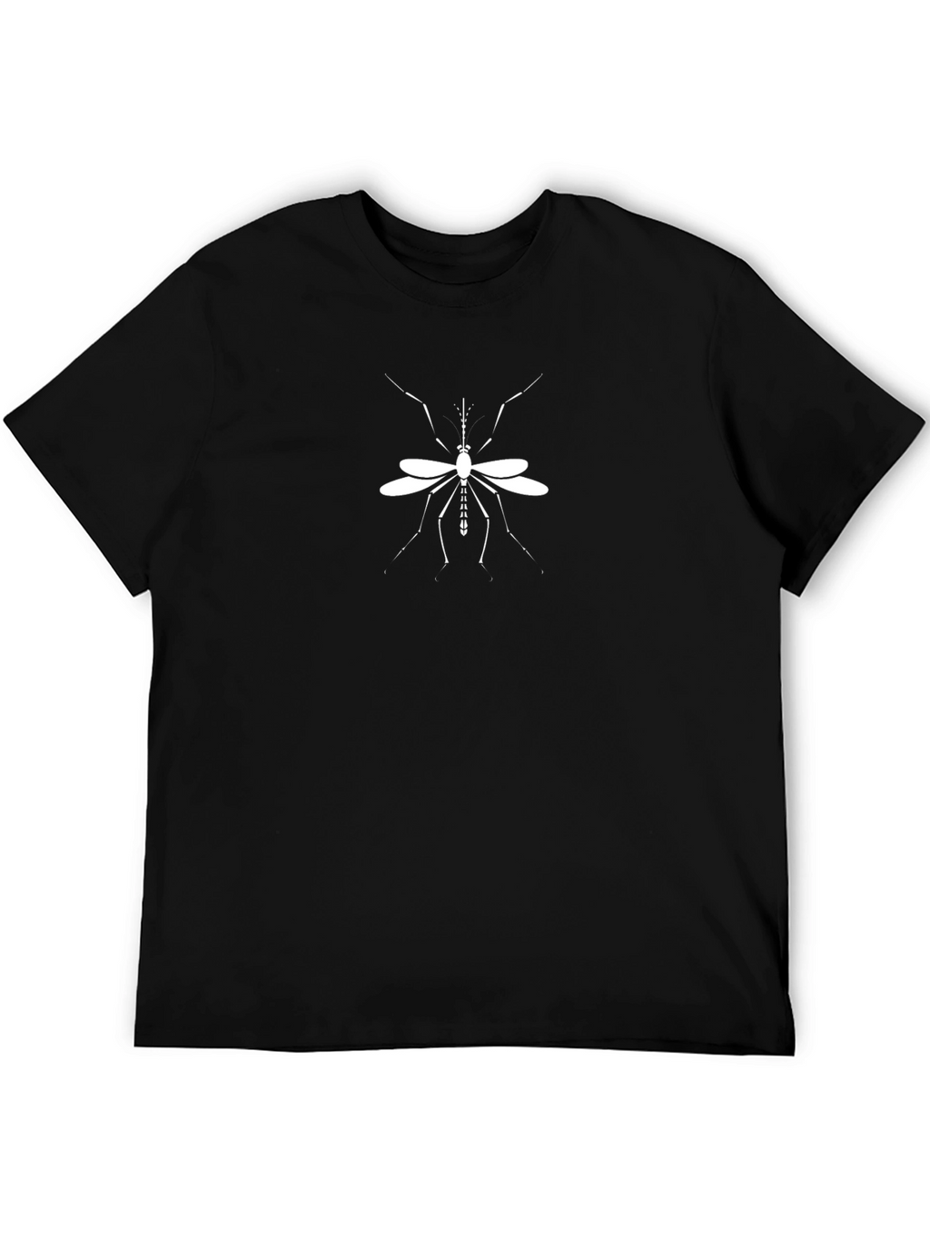 Mosquito Graphic Tee - Black Cotton T-Shirt