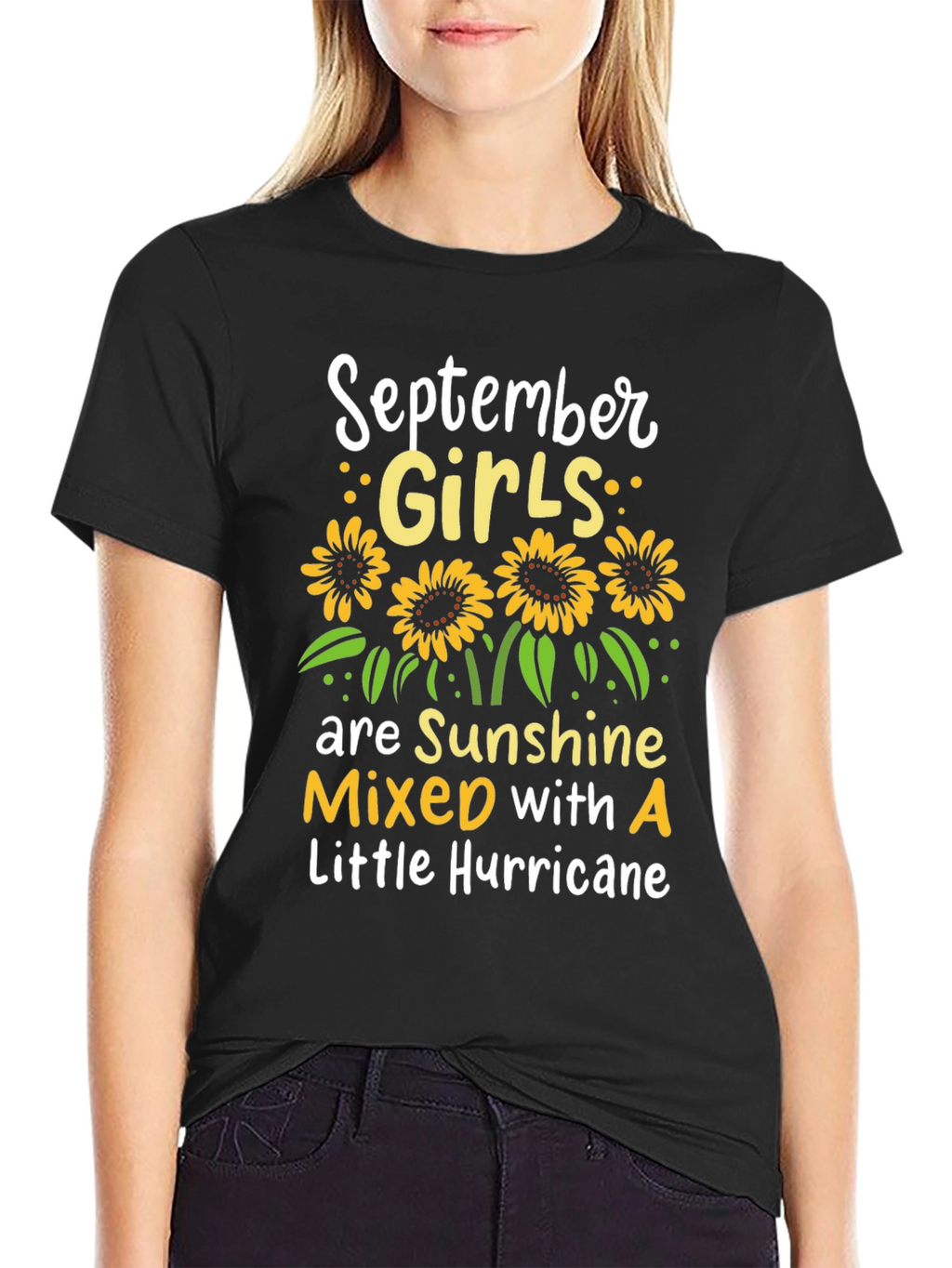 September Girls Sunflower Graphic T-Shirt