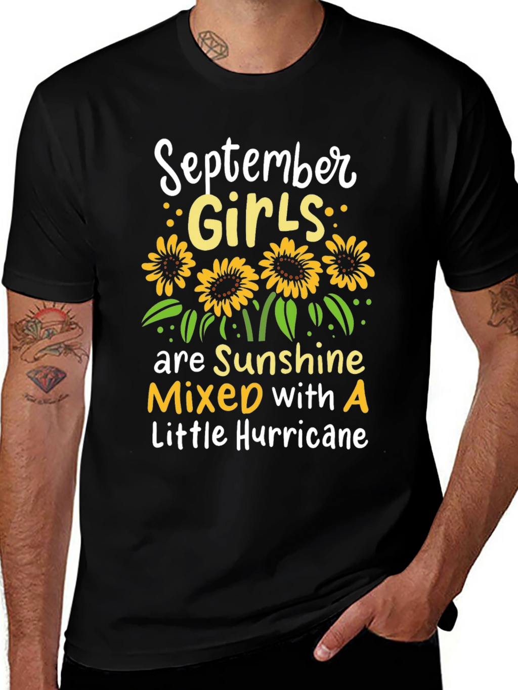 September Girls Sunflower Graphic T-Shirt