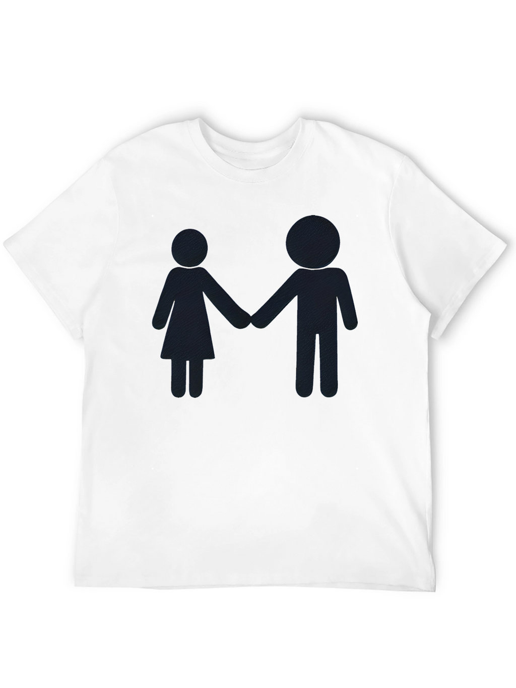Couple Silhouette Black T-Shirt