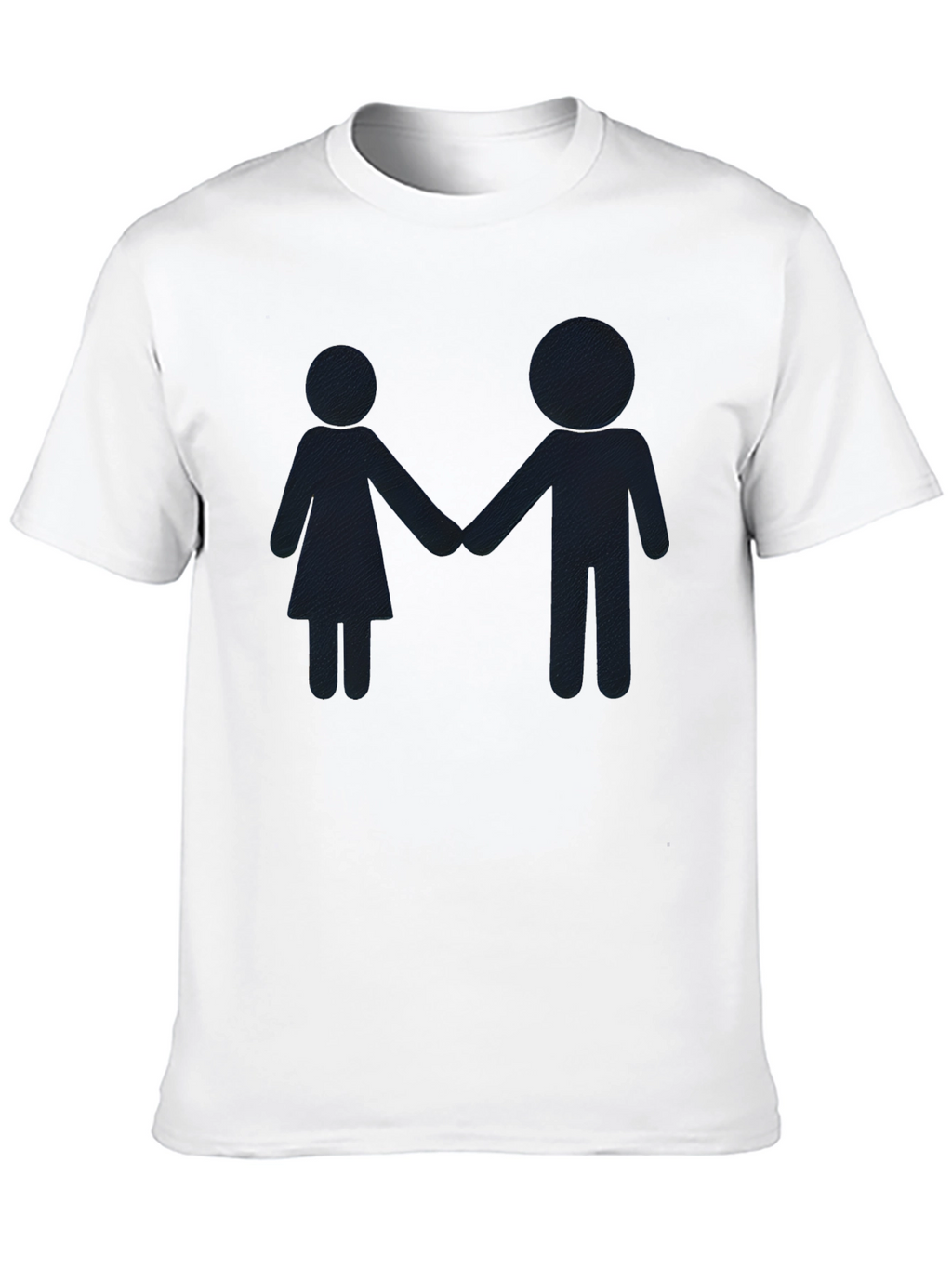 Couple Silhouette Black T-Shirt