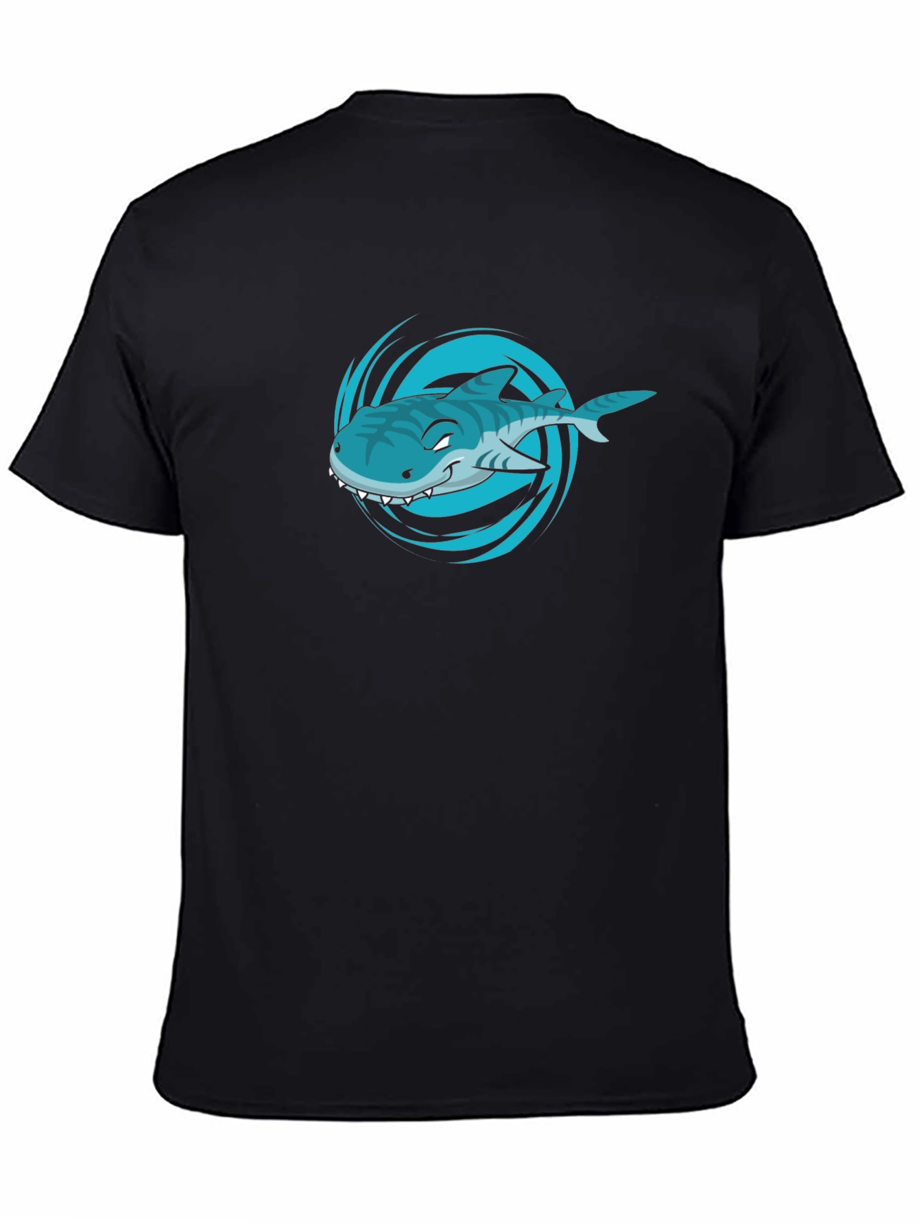 Shark Graphic T-Shirt - Mens Black Tee