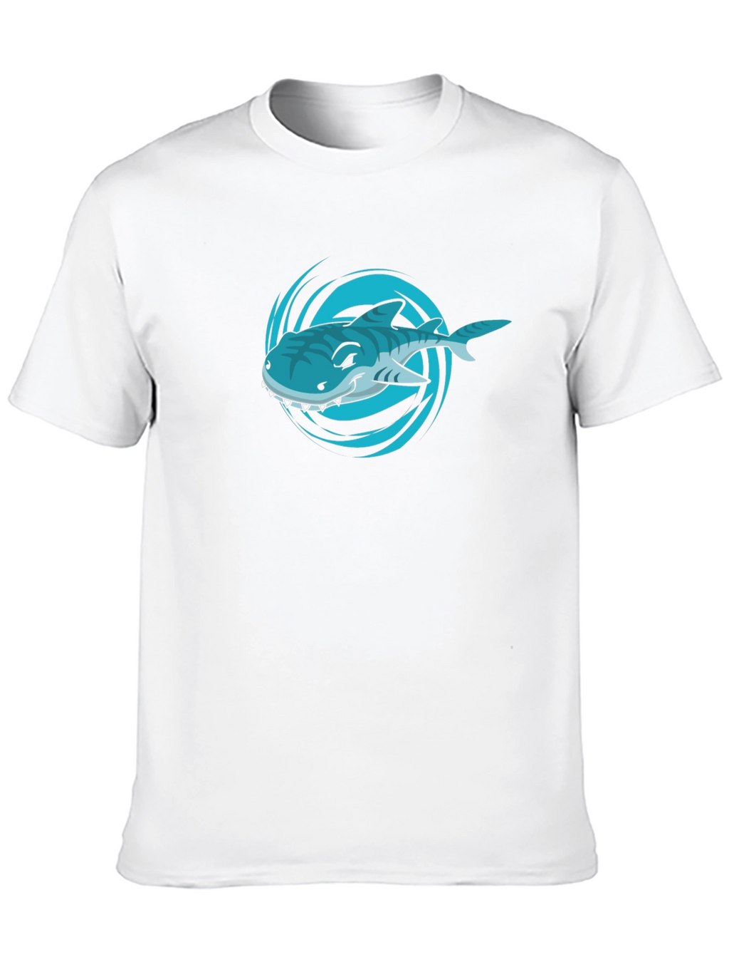 Shark Graphic T-Shirt - Mens Black Tee