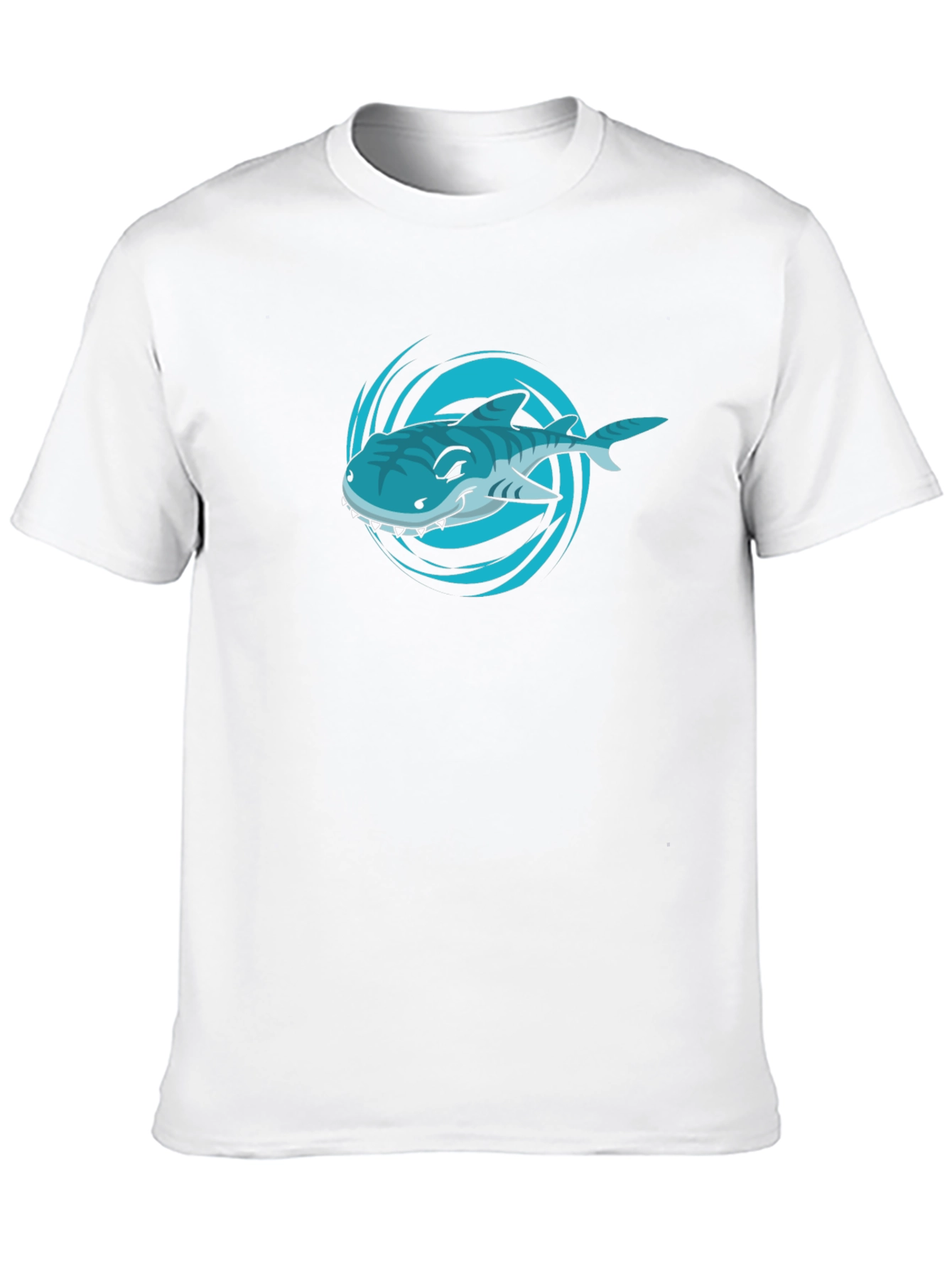 Shark Graphic T-Shirt - Mens Black Tee