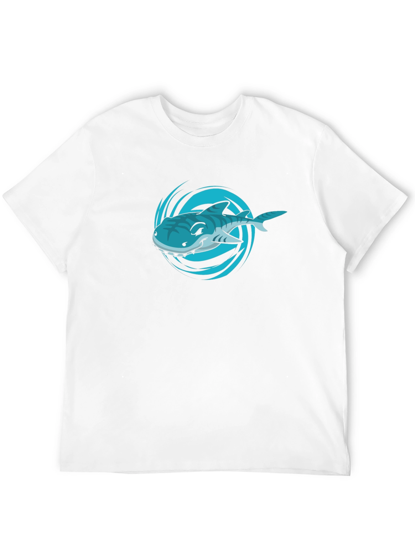 Shark Graphic T-Shirt - Mens Black Tee