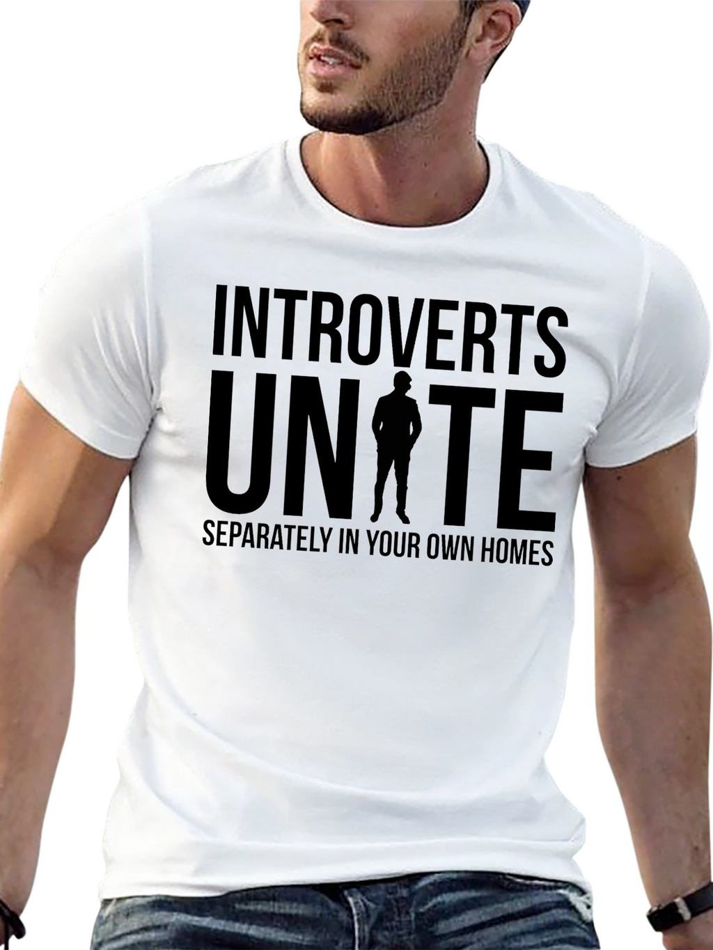 Introverts Unite T-Shirt: Separately At Home!