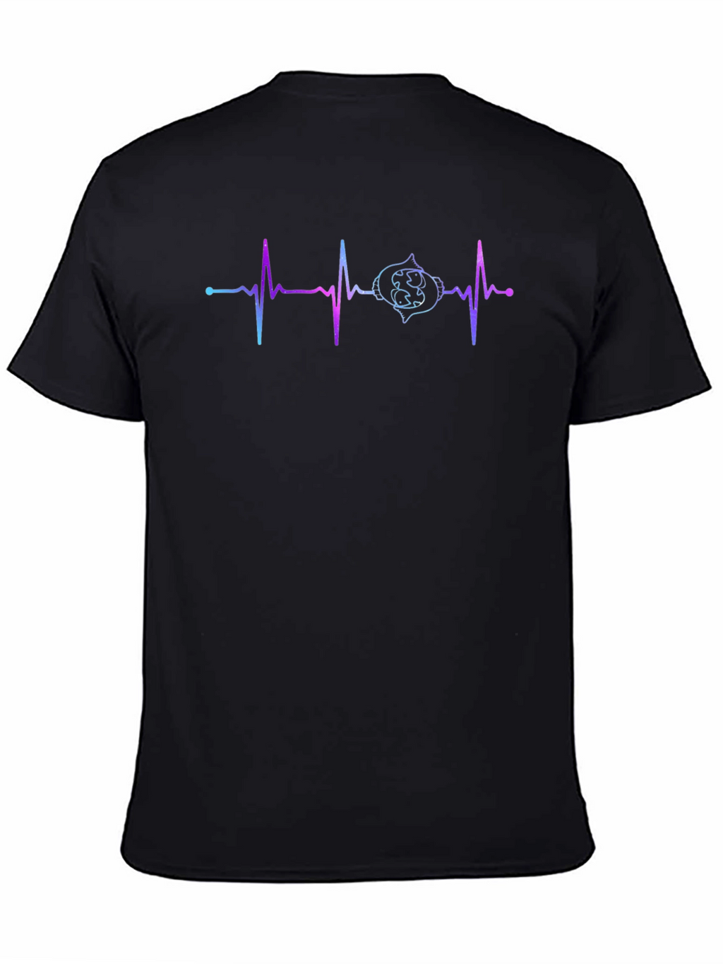 Heartbeat Gamer T-Shirt - Black Cotton Tee