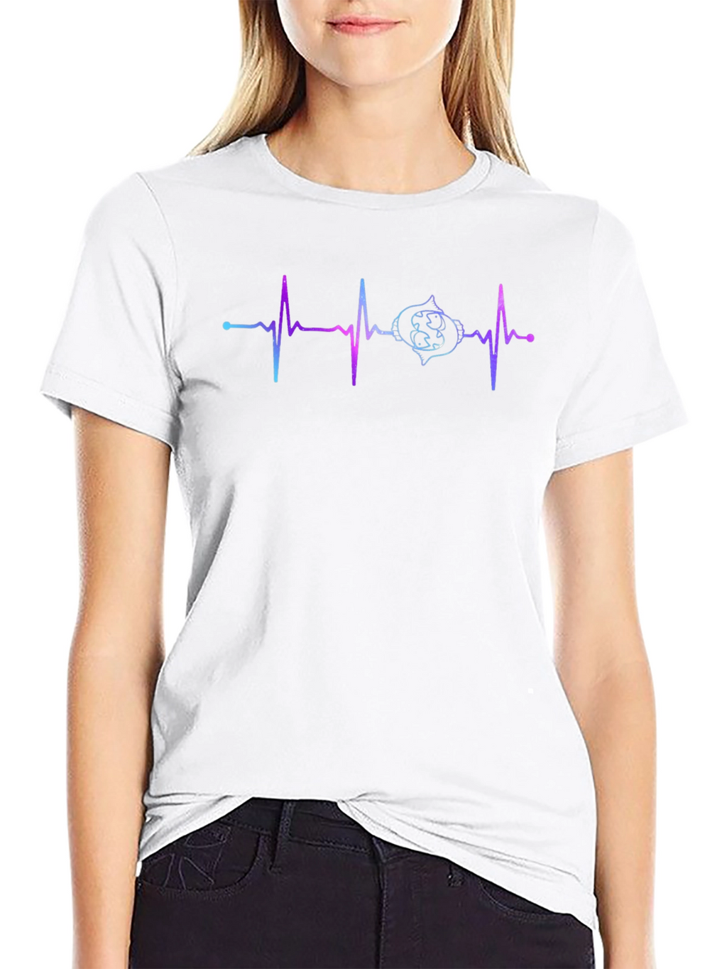 Heartbeat Gamer T-Shirt - Black Cotton Tee