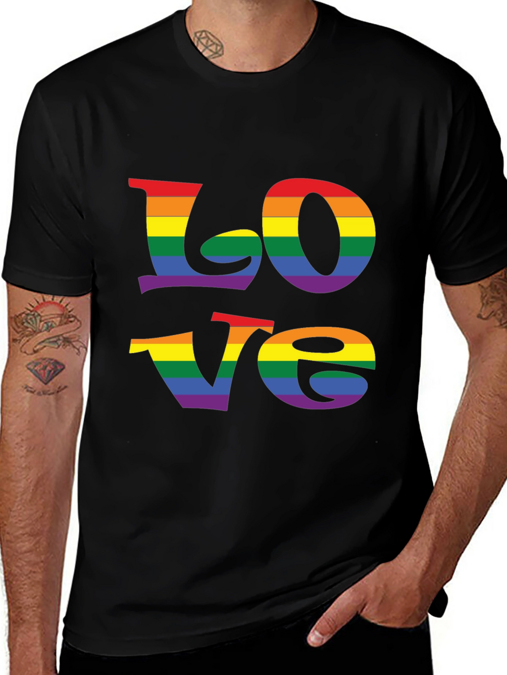 Rainbow Love T-Shirt - Pride Apparel