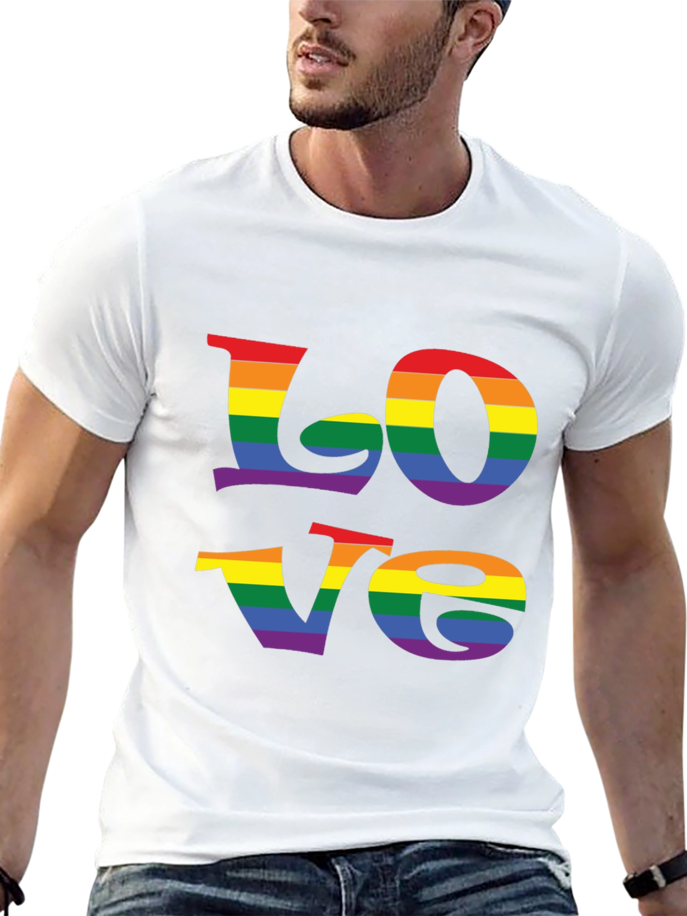 Rainbow Love T-Shirt - Pride Apparel
