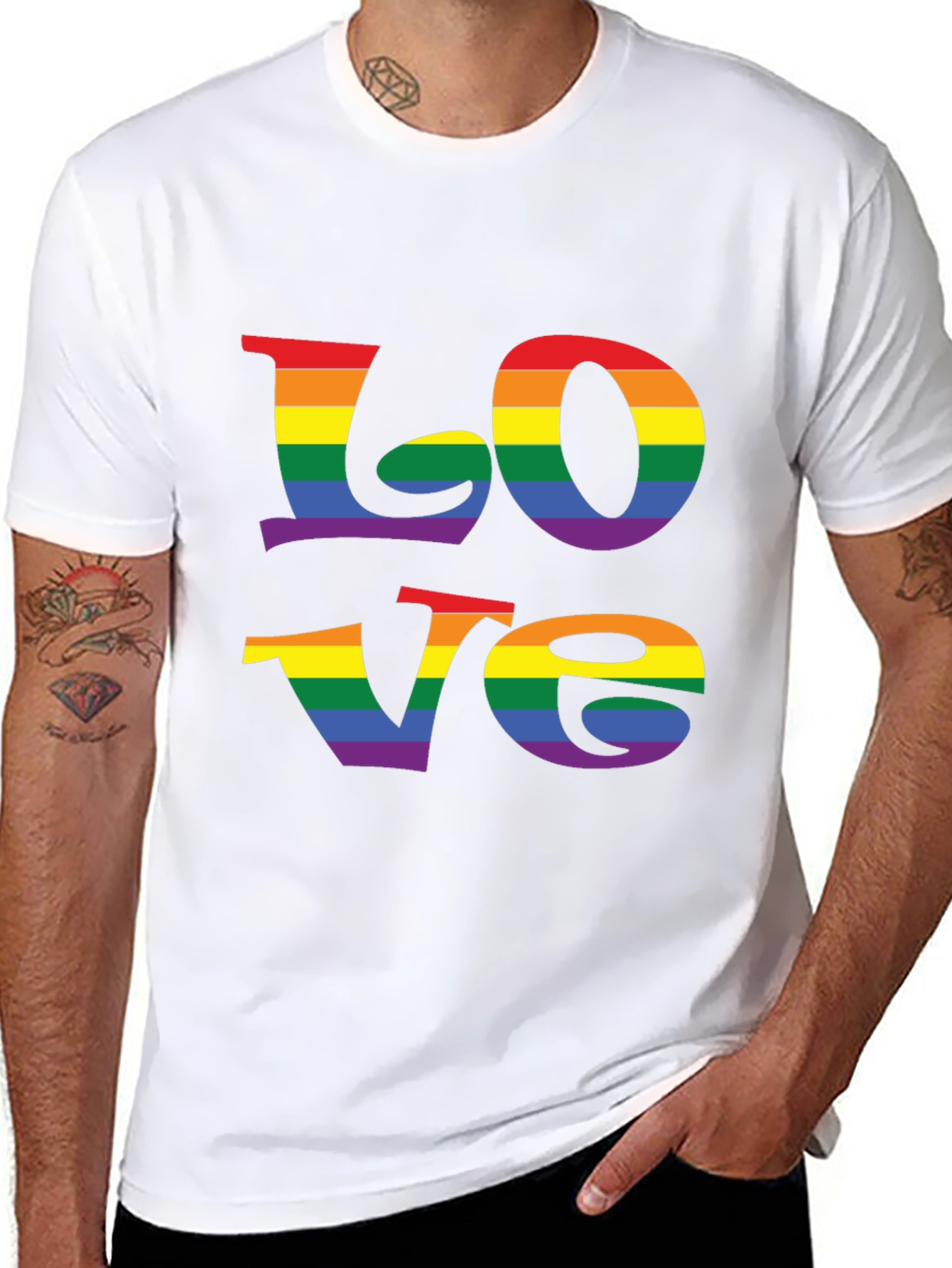 Rainbow Love T-Shirt - Pride Apparel