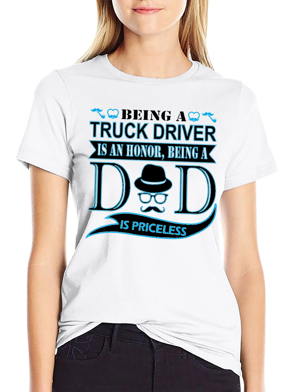 Truck Driver Dad T-Shirt - Honor & Priceless
