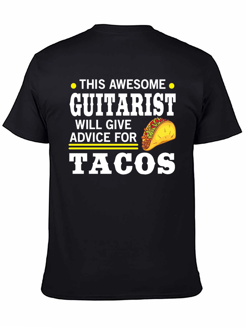 Awesome Guitarist Tacos T-Shirt