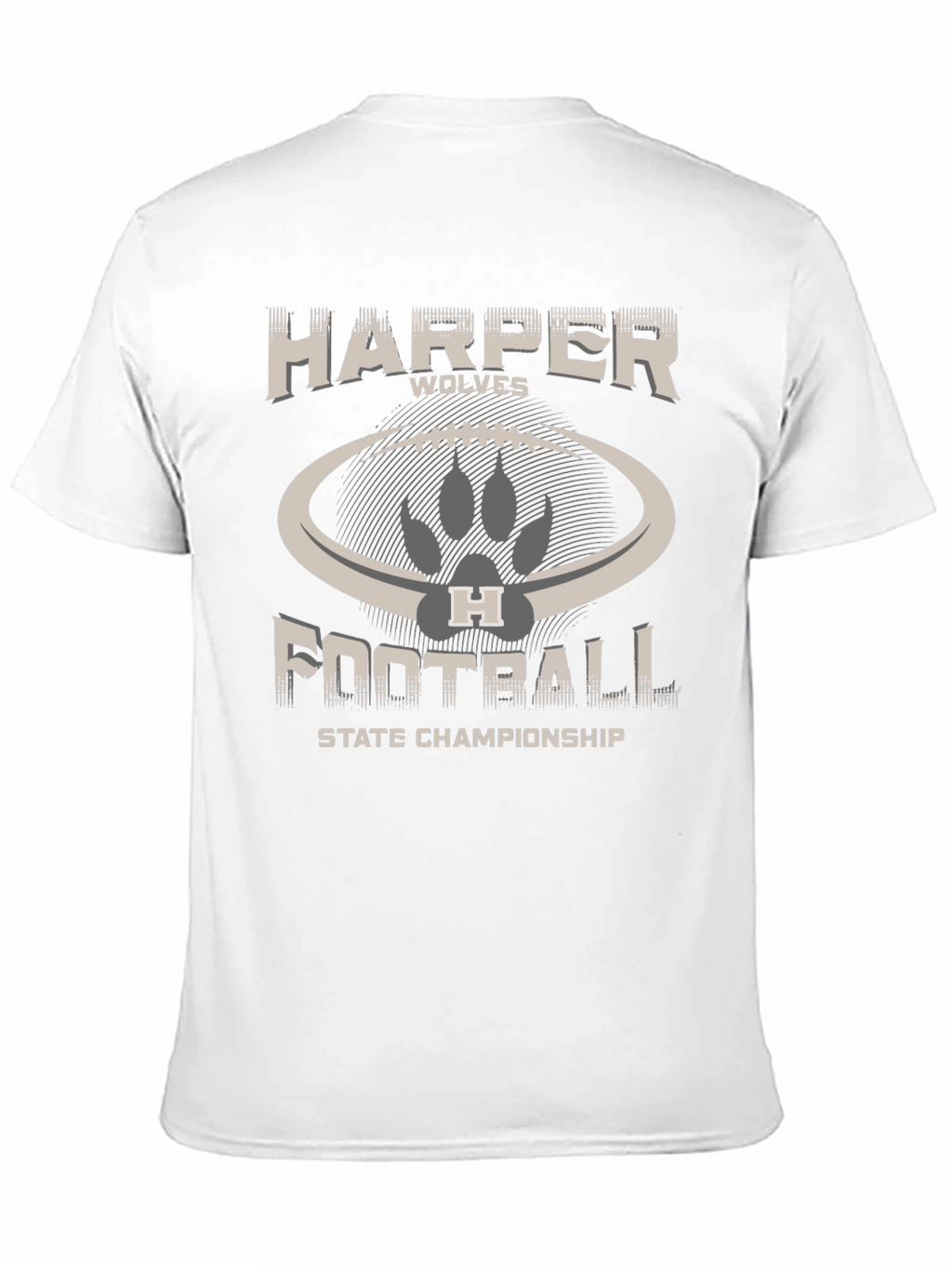 Harper Wolves Football State Championship T-Shirt
