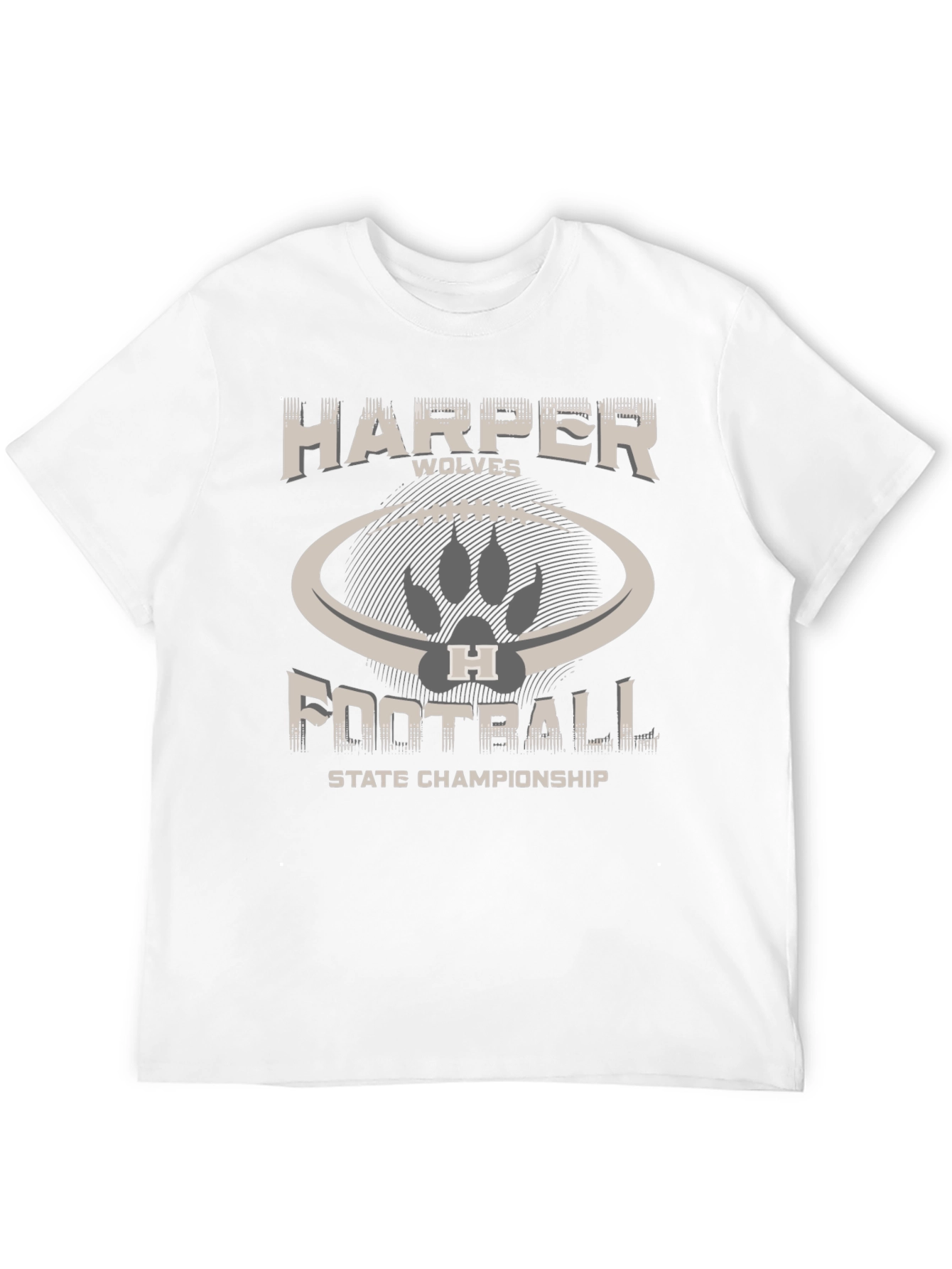 Harper Wolves Football State Championship T-Shirt