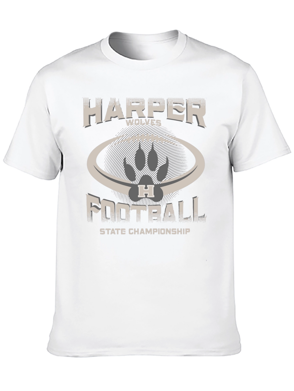 Harper Wolves Football State Championship T-Shirt