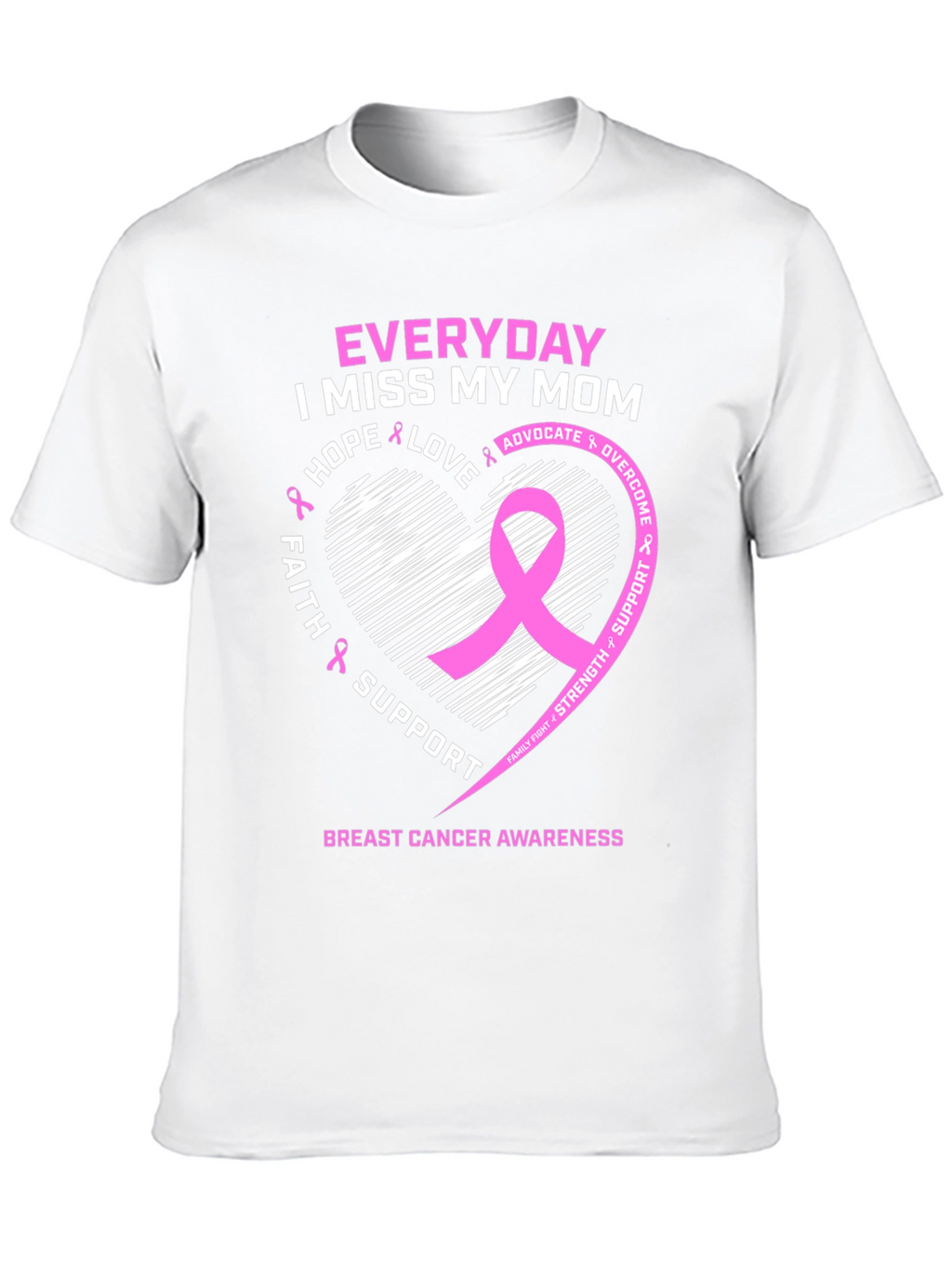 Breast Cancer Awareness T-Shirt - I Miss My Mom