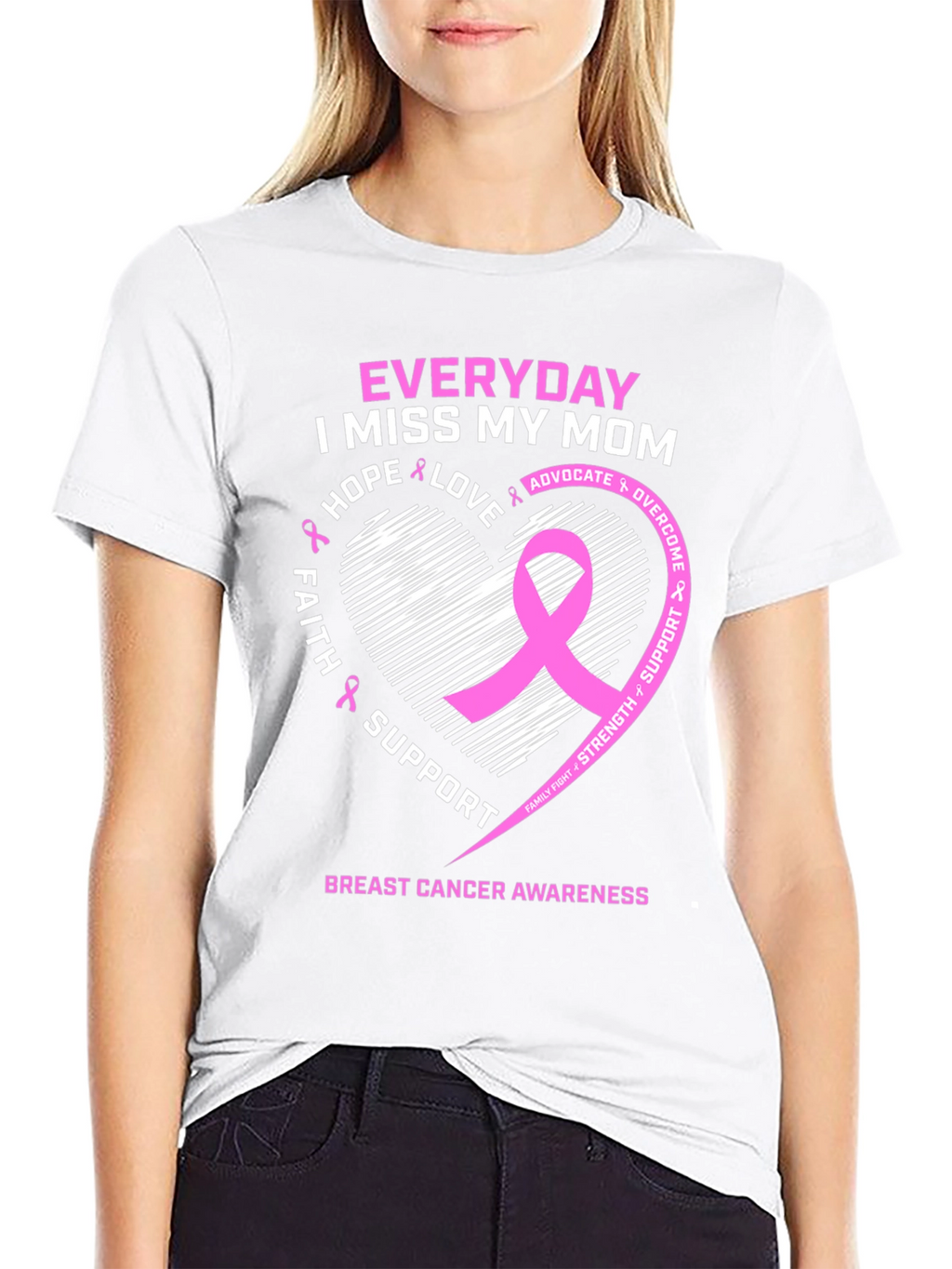Breast Cancer Awareness T-Shirt - I Miss My Mom