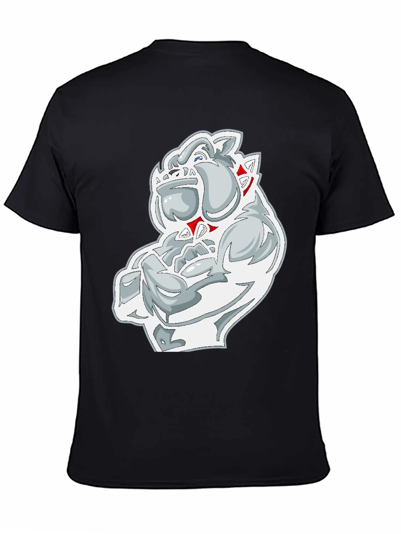 Bulldog Graphic Black T-Shirt