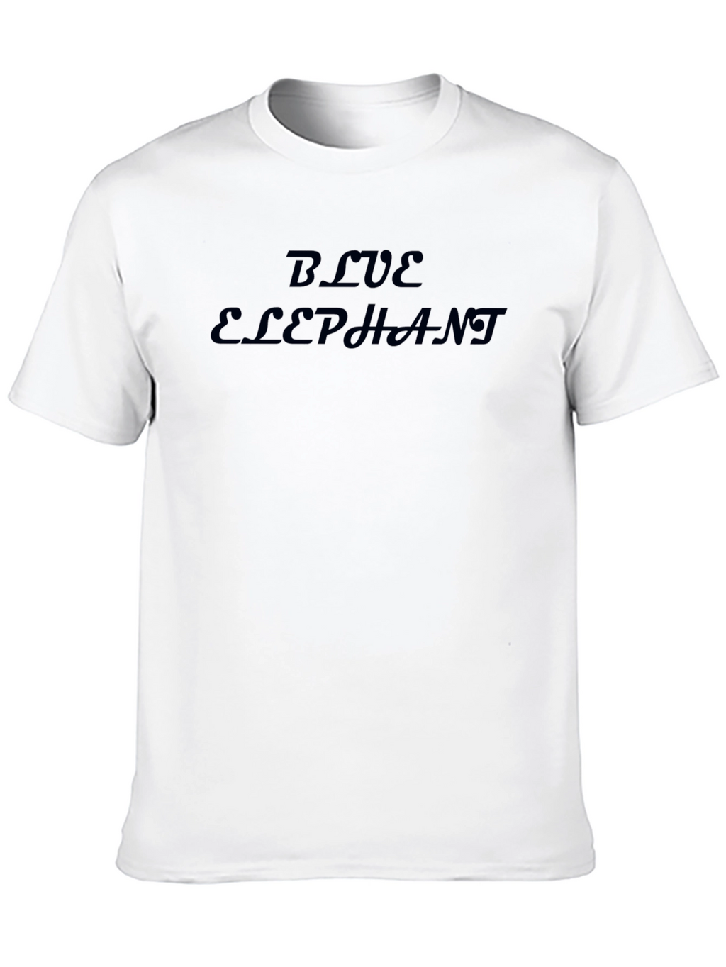 Blue Elephant Graphic Tee - Casual Comfort