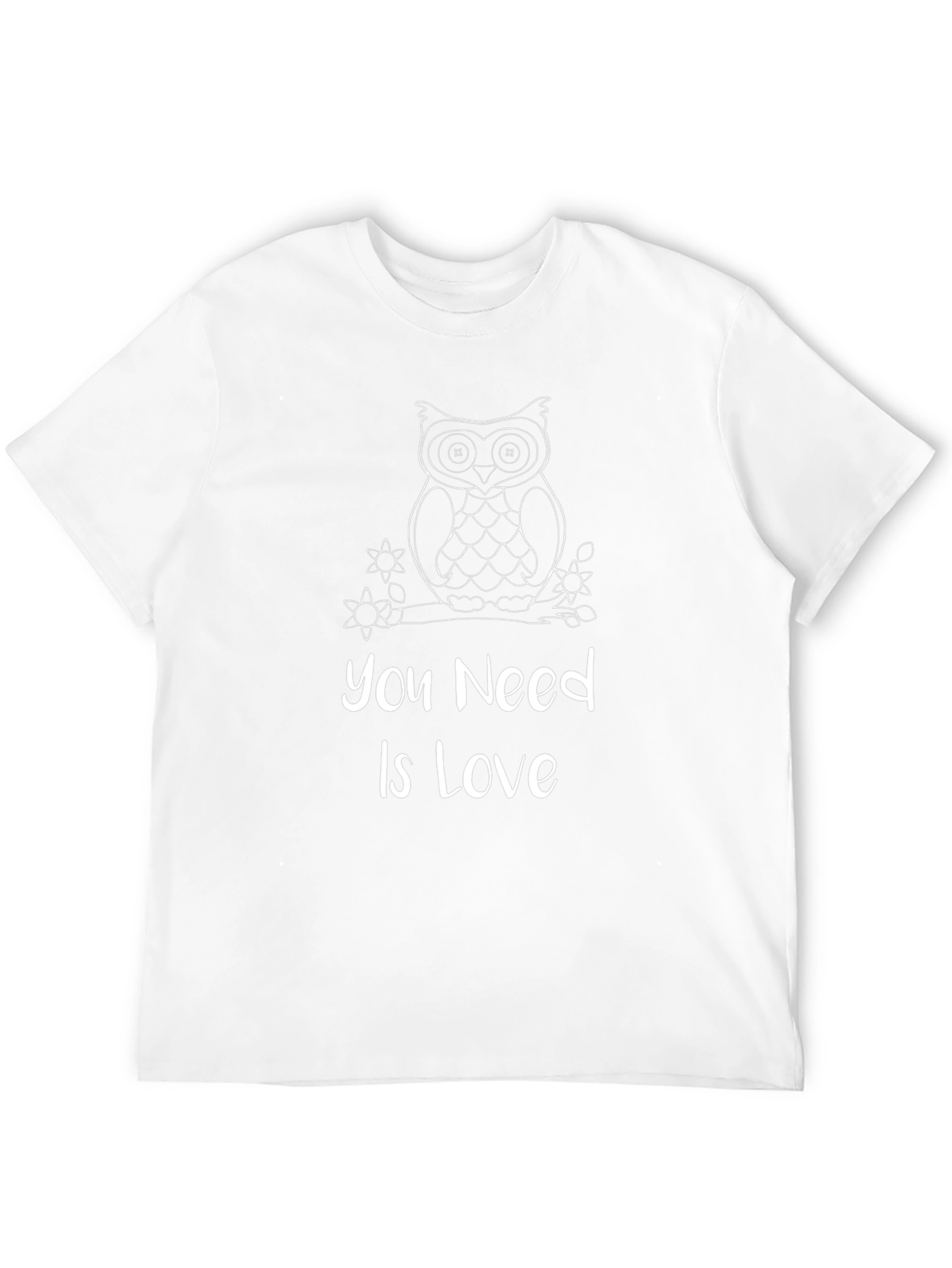 Owl You Need Is Love Black T-Shirt