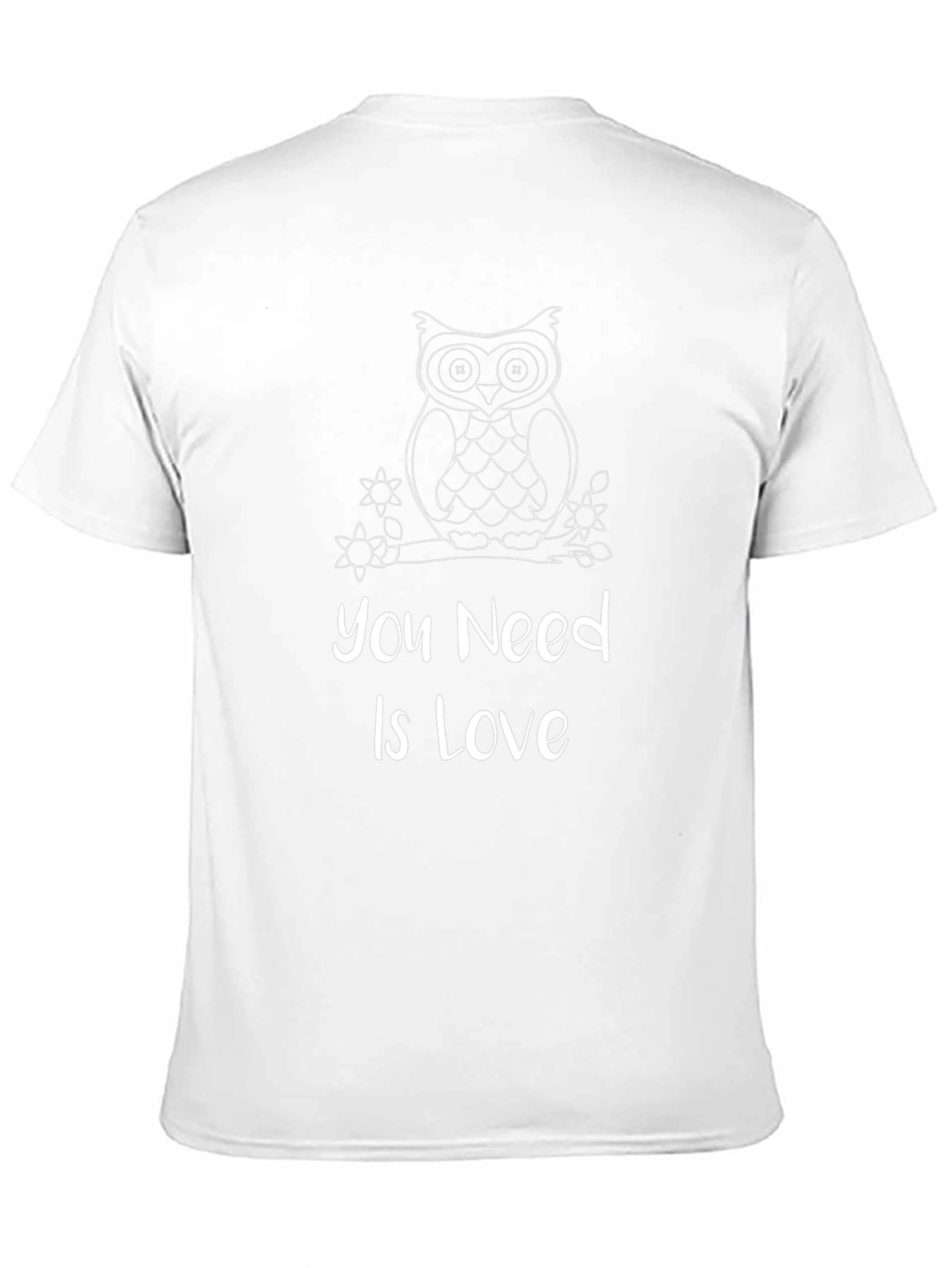 Owl You Need Is Love Black T-Shirt