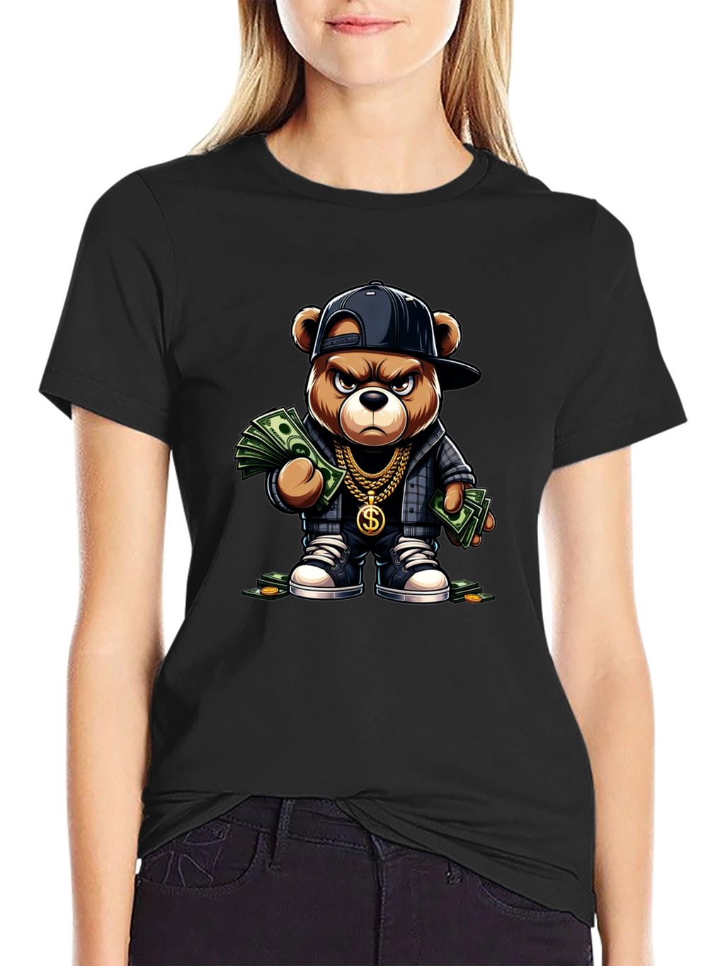 Gangster Teddy Bear T-Shirt