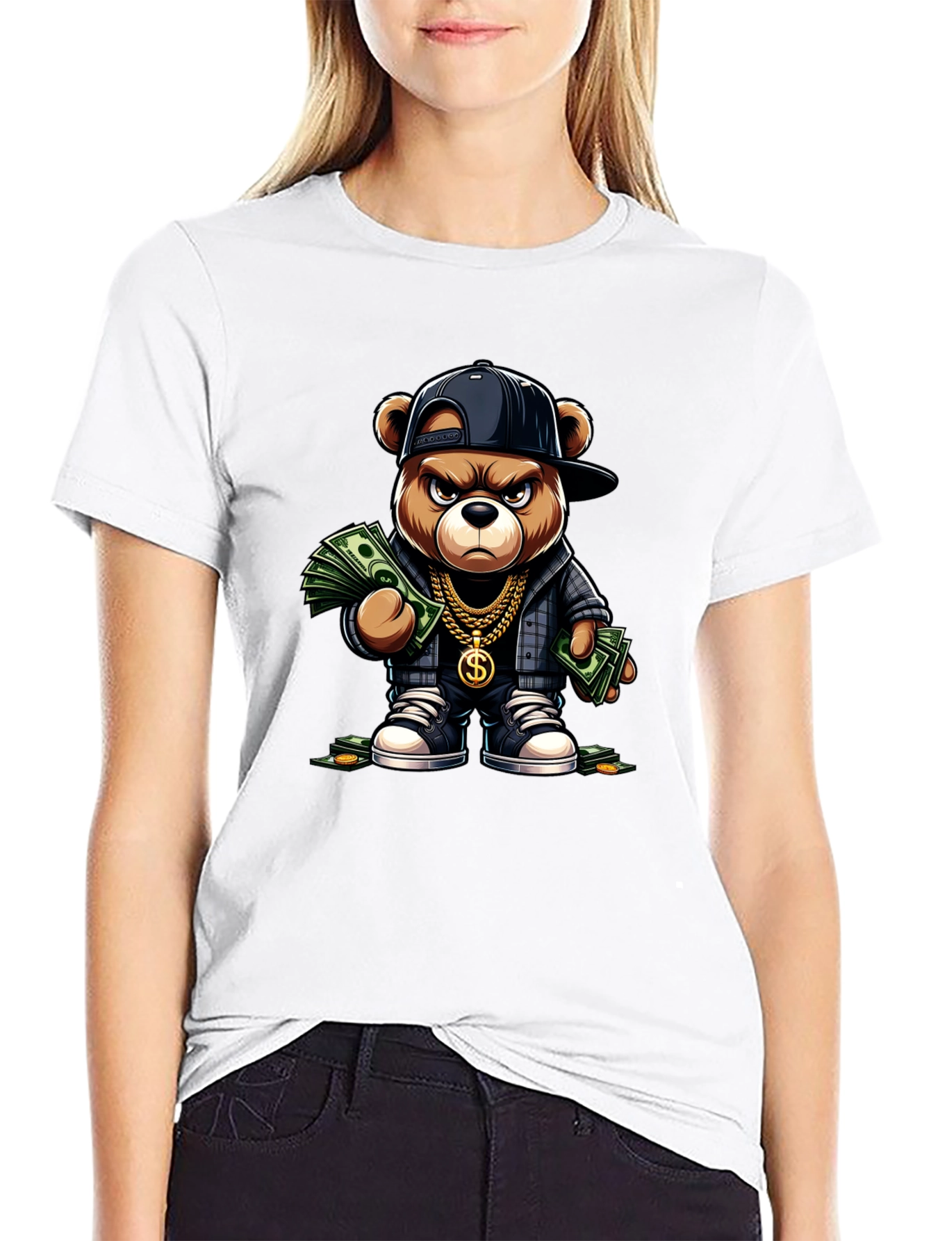 Gangster Teddy Bear T-Shirt
