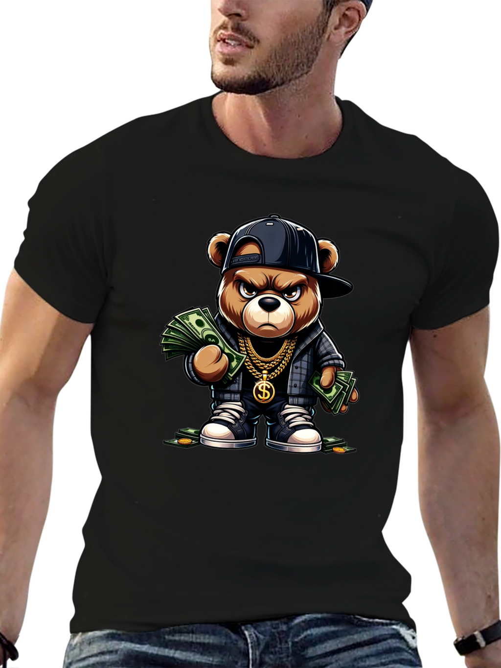 Gangster Teddy Bear T-Shirt