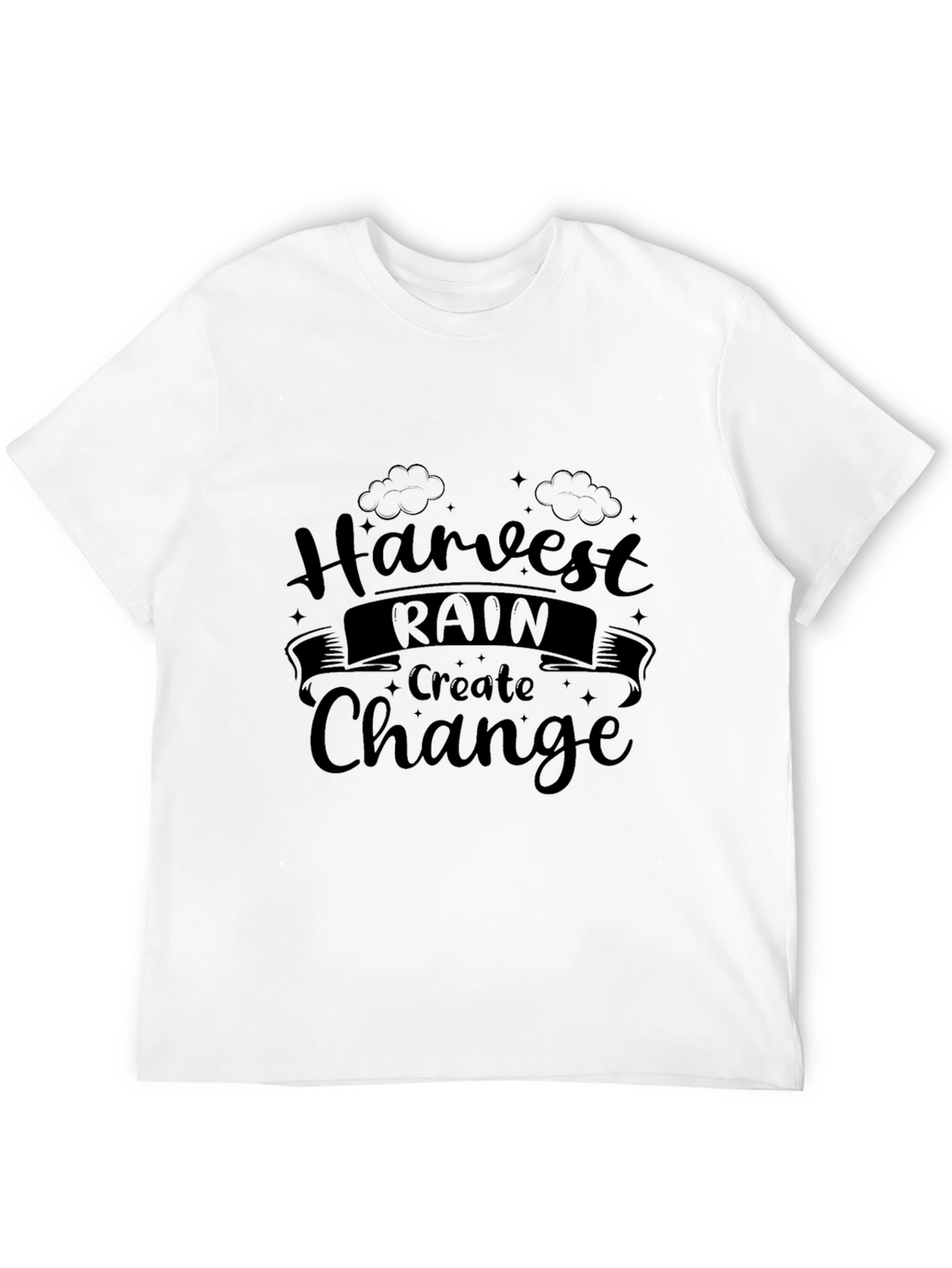 Harvest Rain Change Black Graphic Tee