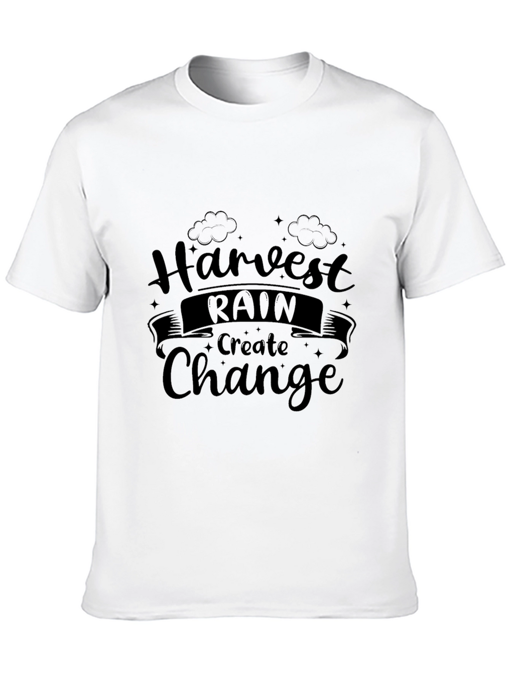 Harvest Rain Change Black Graphic Tee