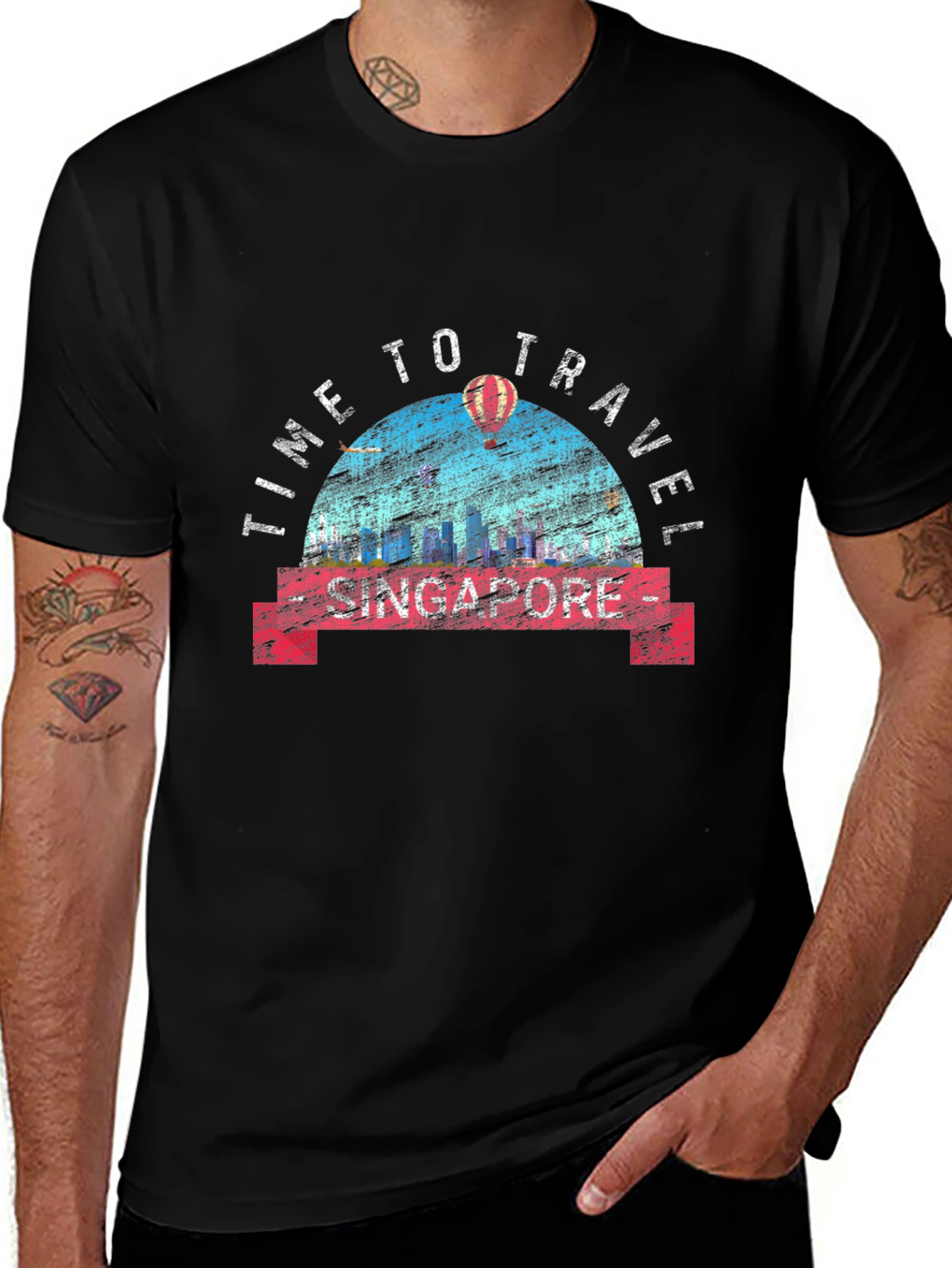 Singapore Travel T-Shirt