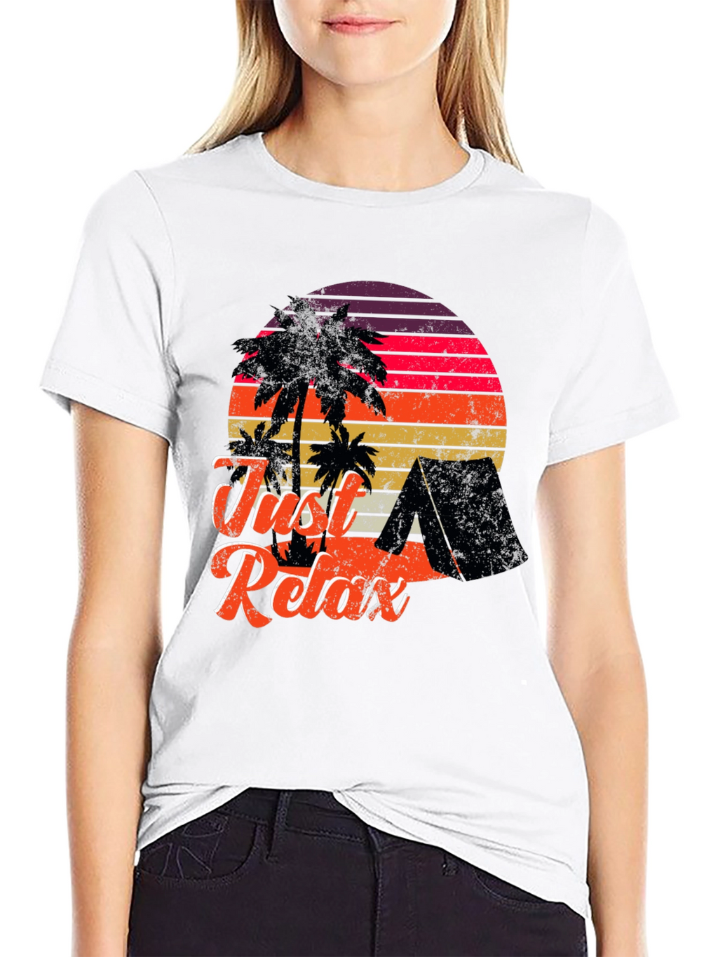 Just Relax Retro Camping T-Shirt