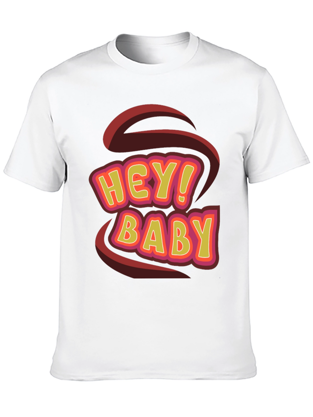 Hey! Baby Graphic T-Shirt - Fun Trendy Tee