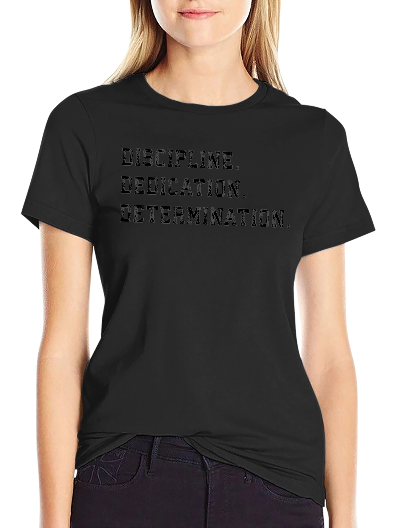 Discipline Dedication Determination Graphic Tee
