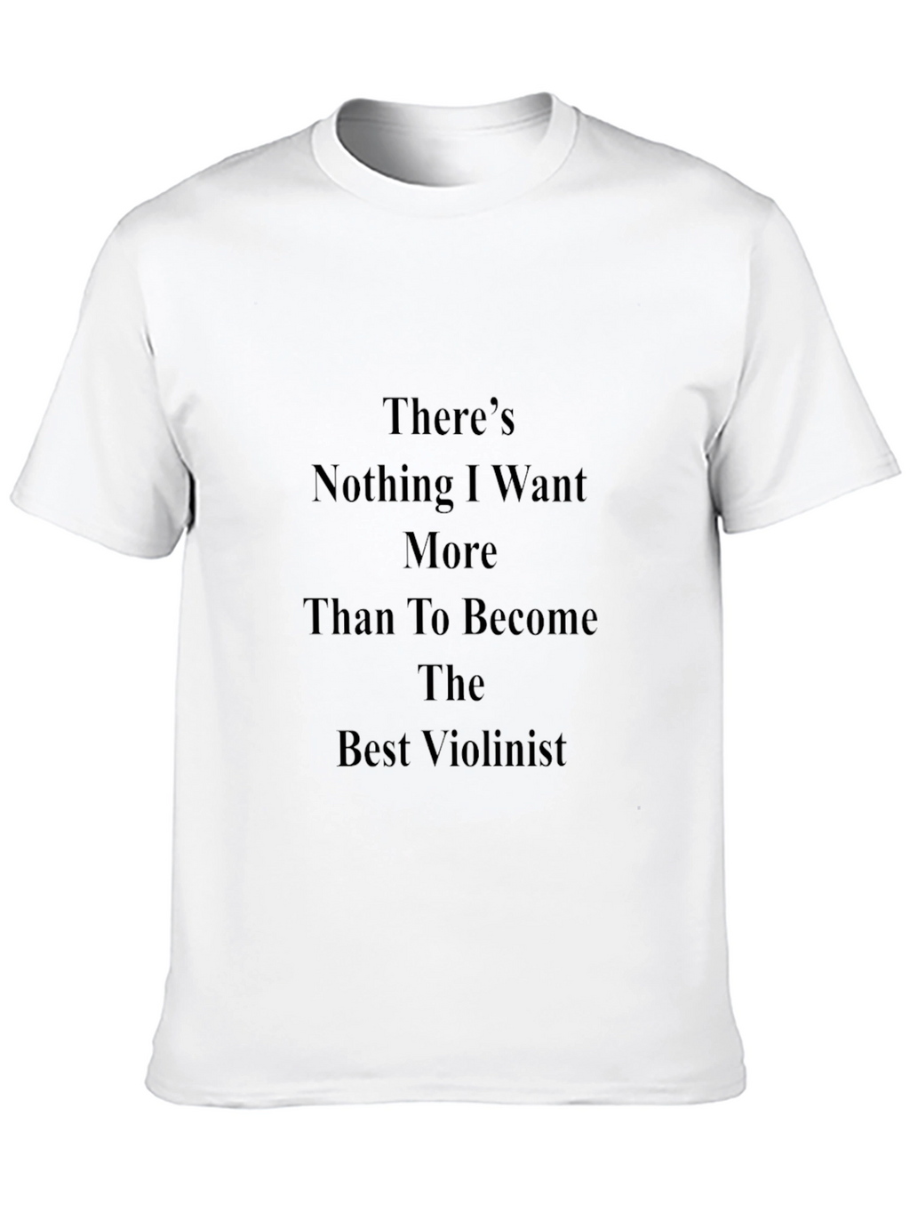 Violinist Dream T-Shirt - Black Cotton Tee