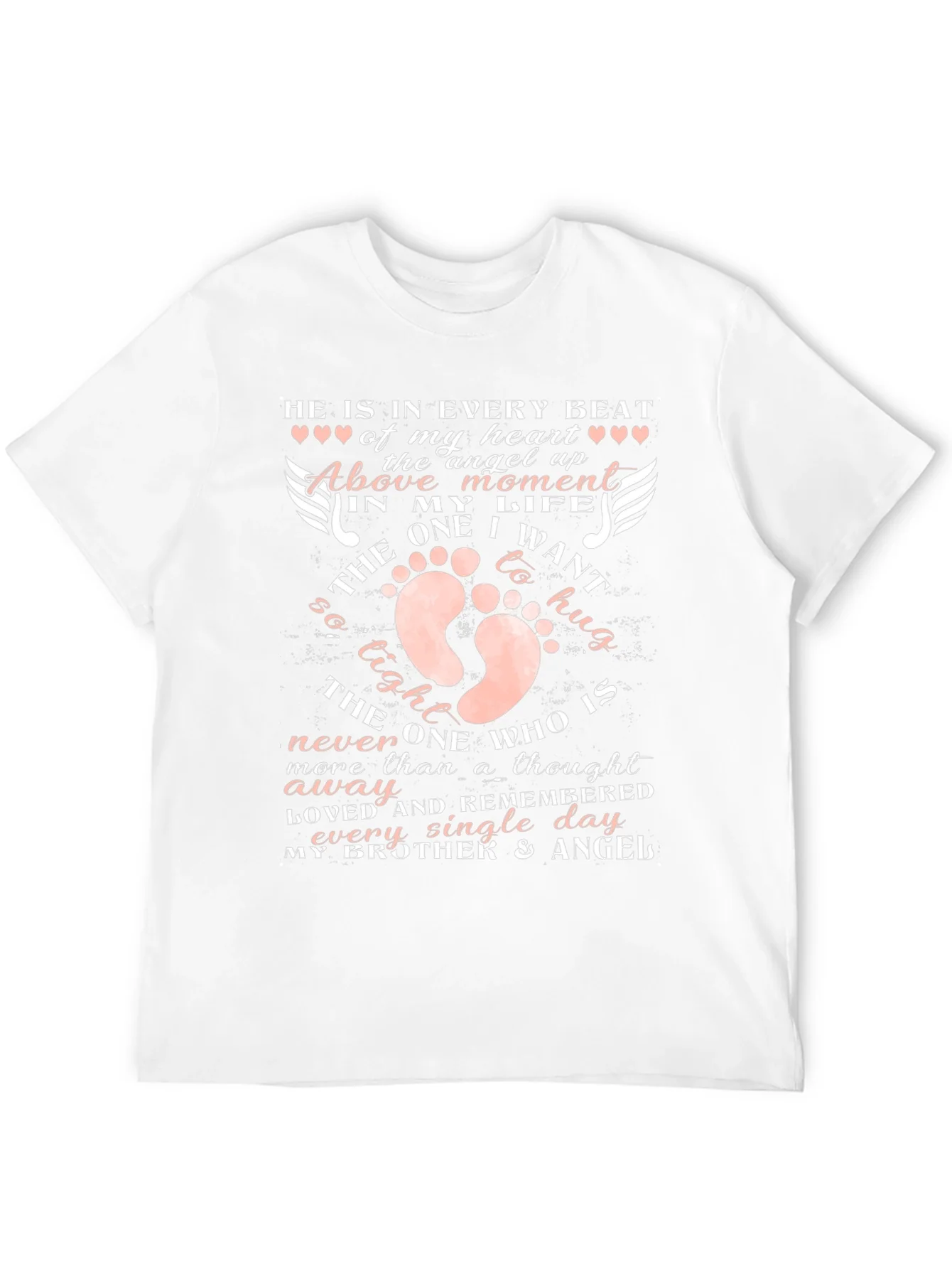 Brother Angel Memorial T-Shirt Heartfelt Remembrance
