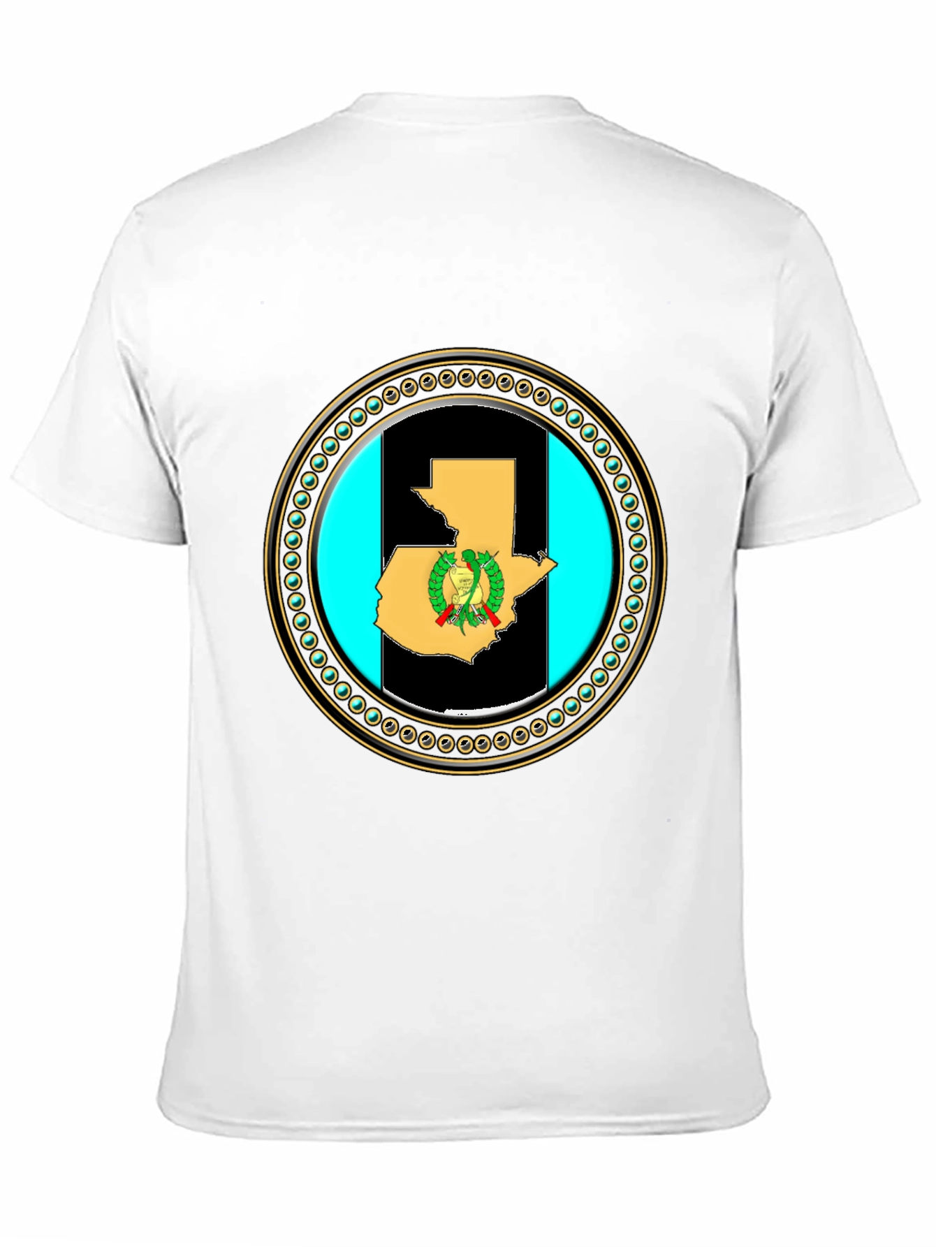 Guatemala Flag Map T-Shirt